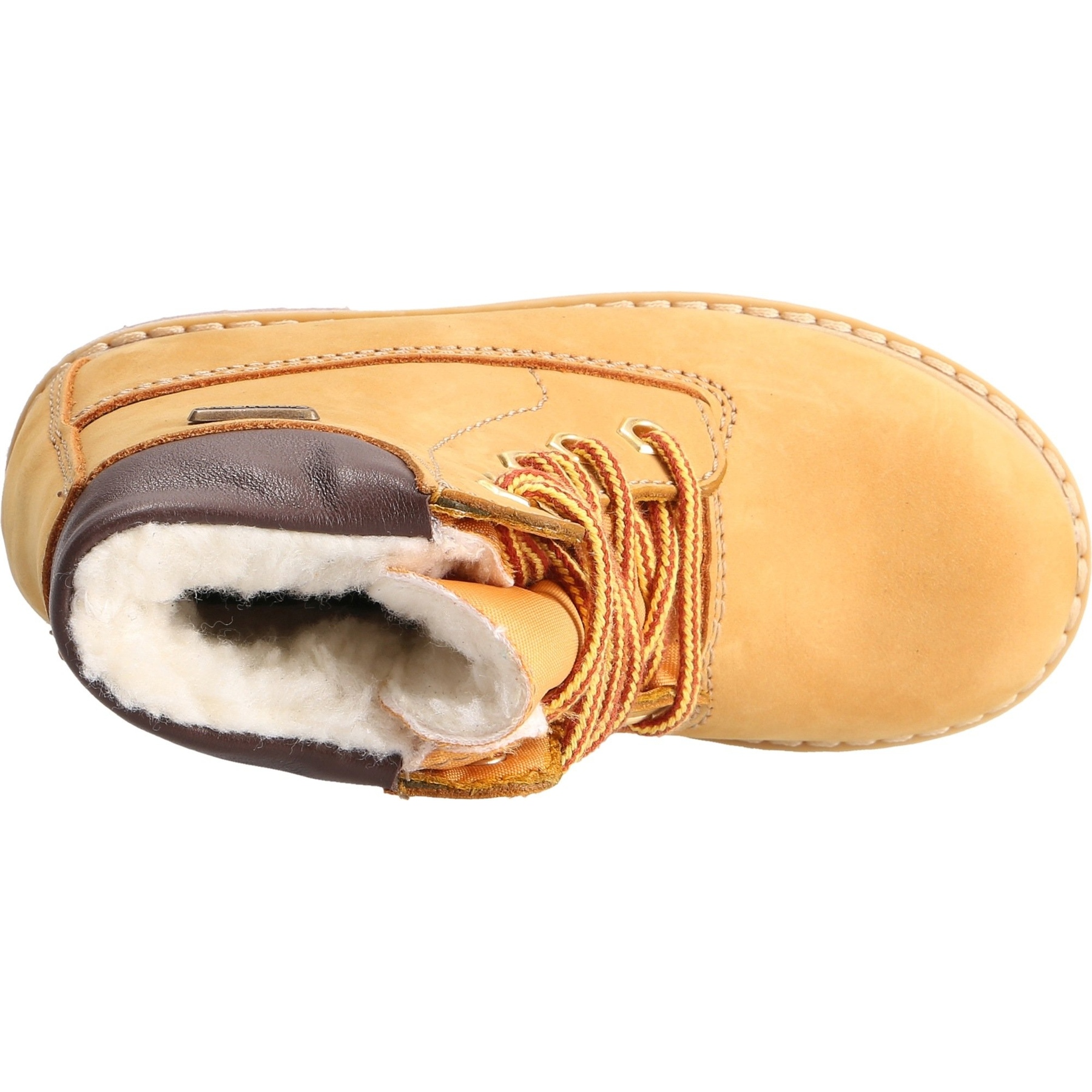 braune stiefeletten draufsicht