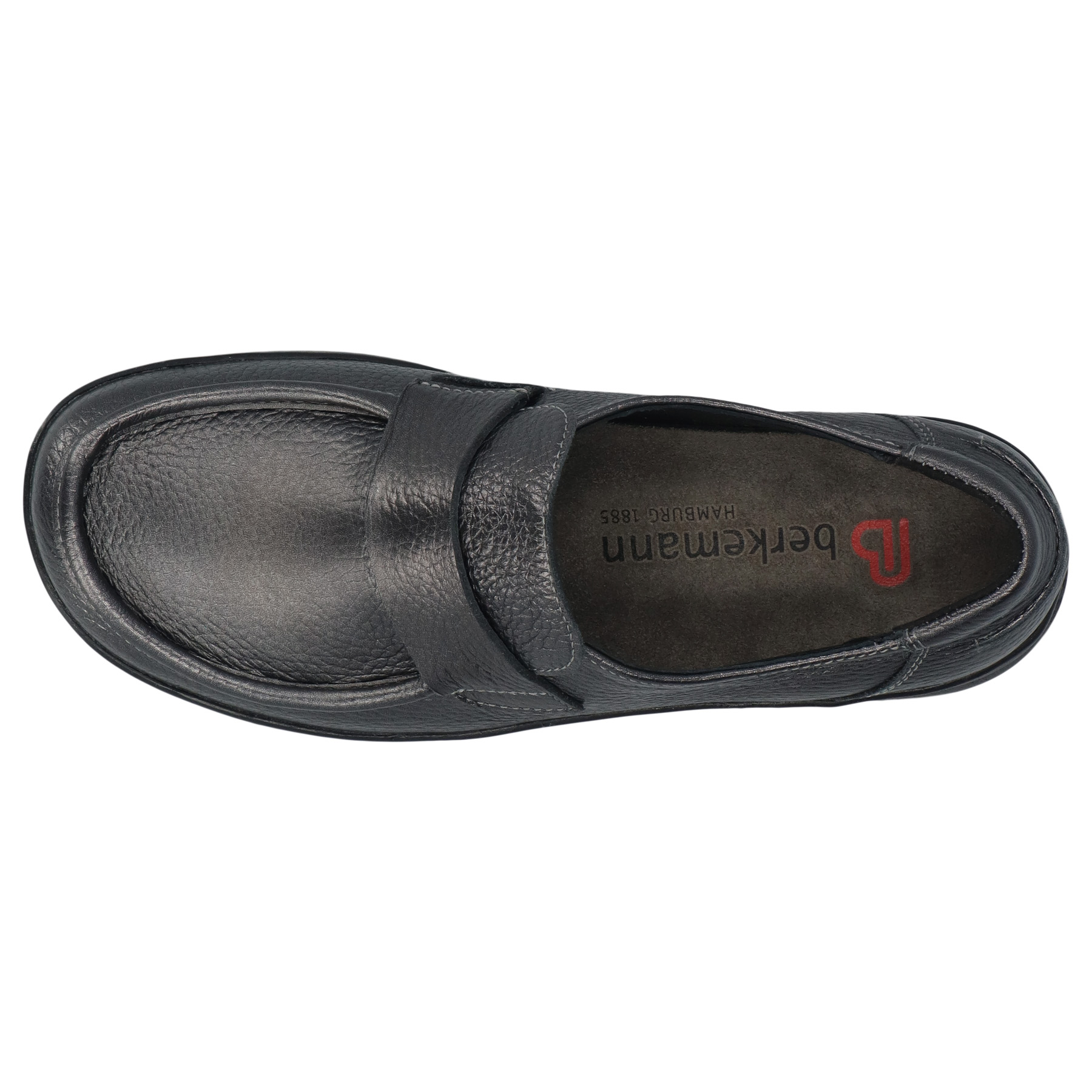 graue halbschuh draufsicht