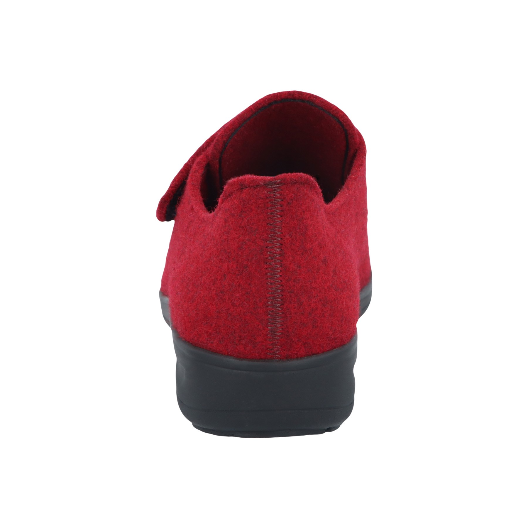 rote slipper hinteransicht