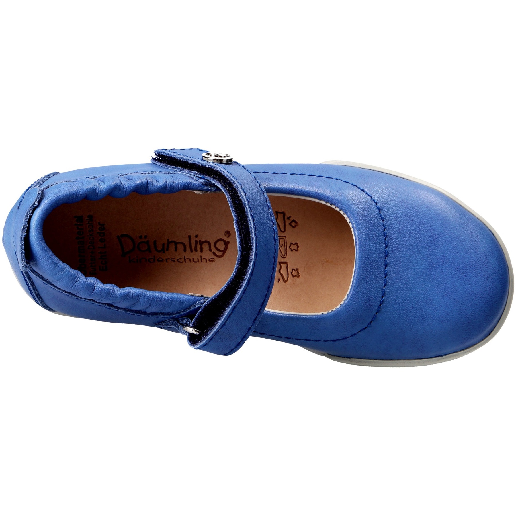 blaue ballerina draufsicht