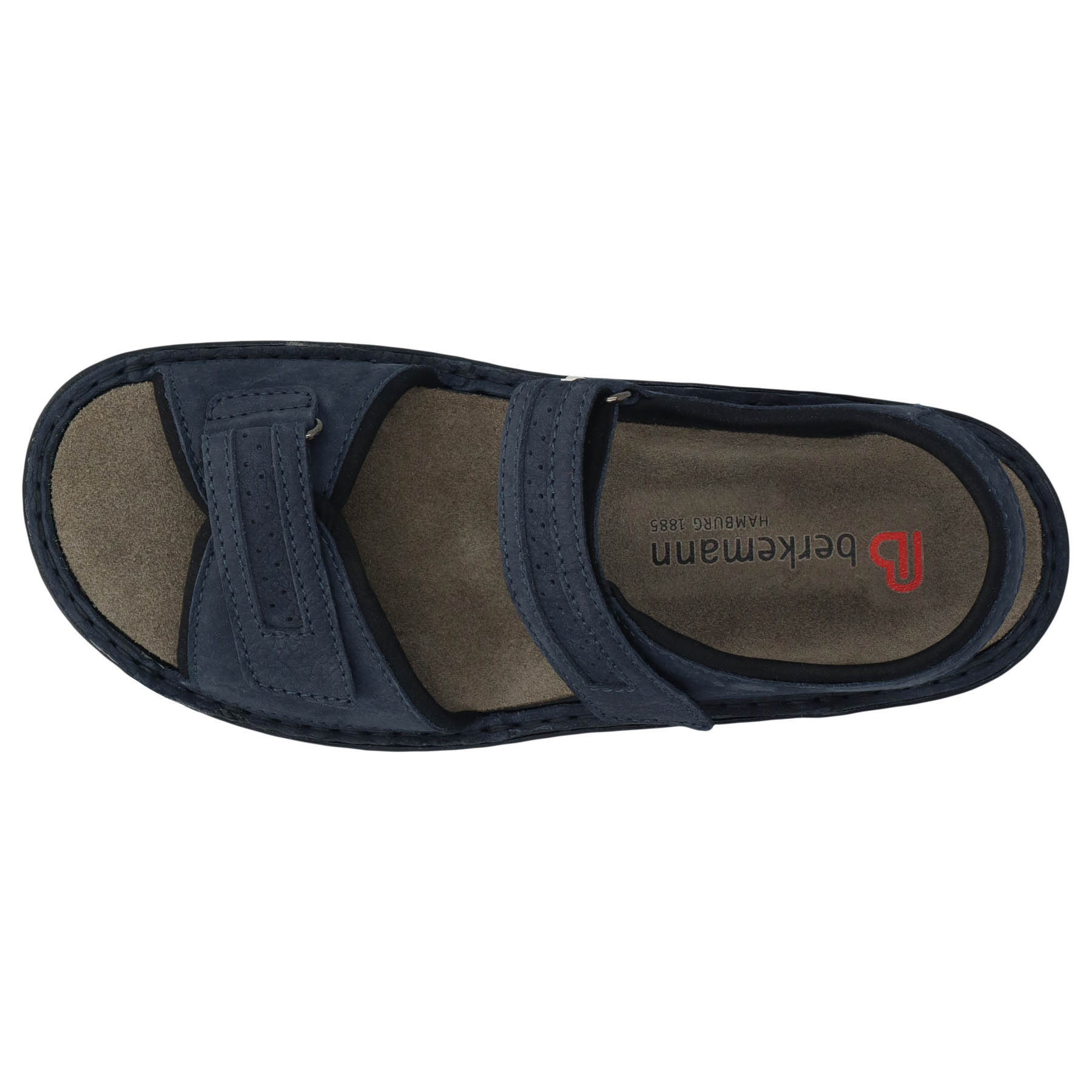 blaue sandale draufsicht