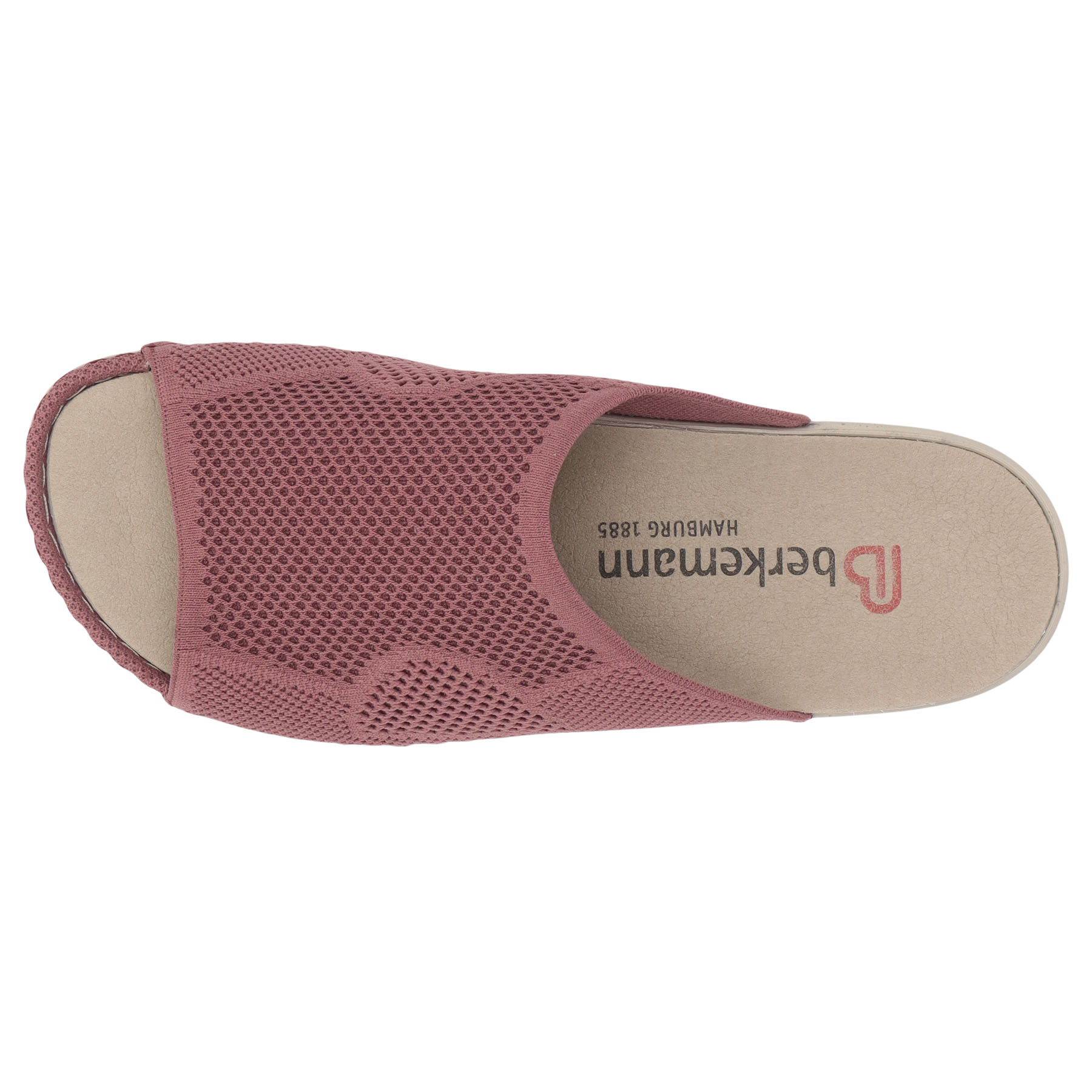 rote pantolette draufsicht