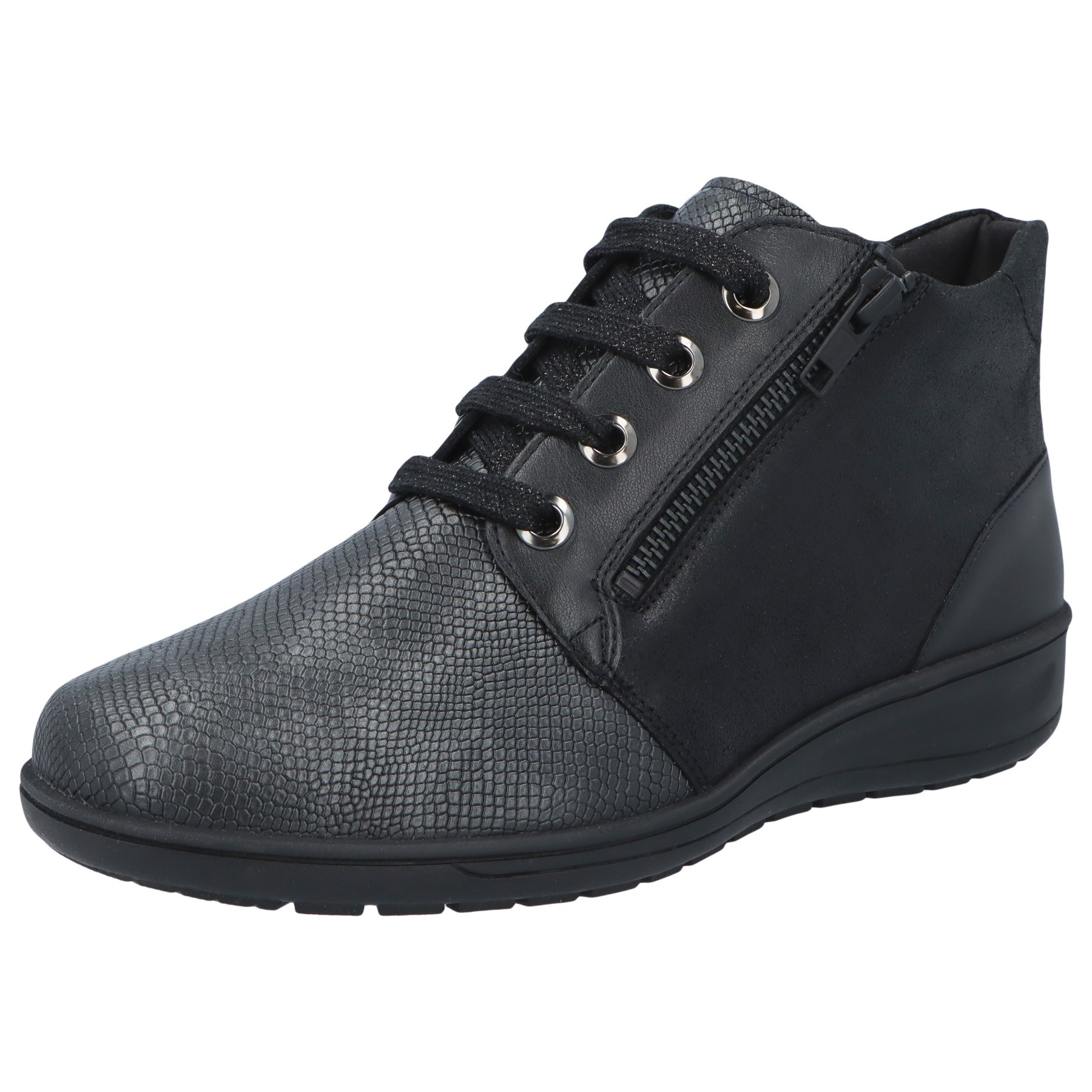 mehrfarbige stiefel 3-4 ansicht