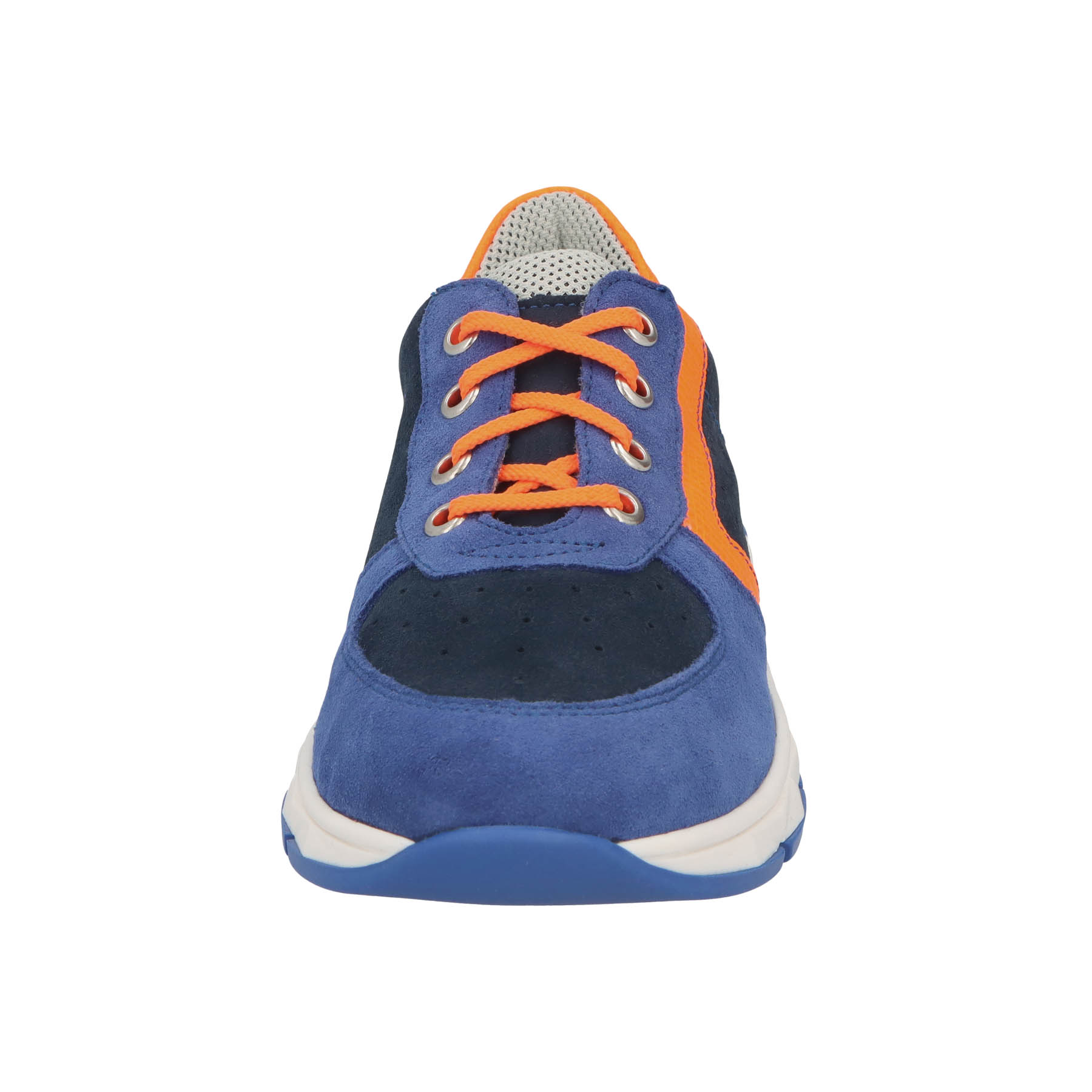 blaue sneaker vorderansicht