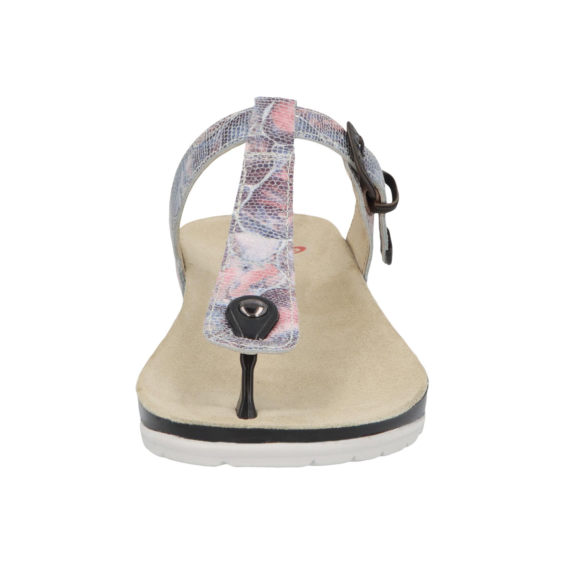 mehrfarbige pantolette vorderansicht