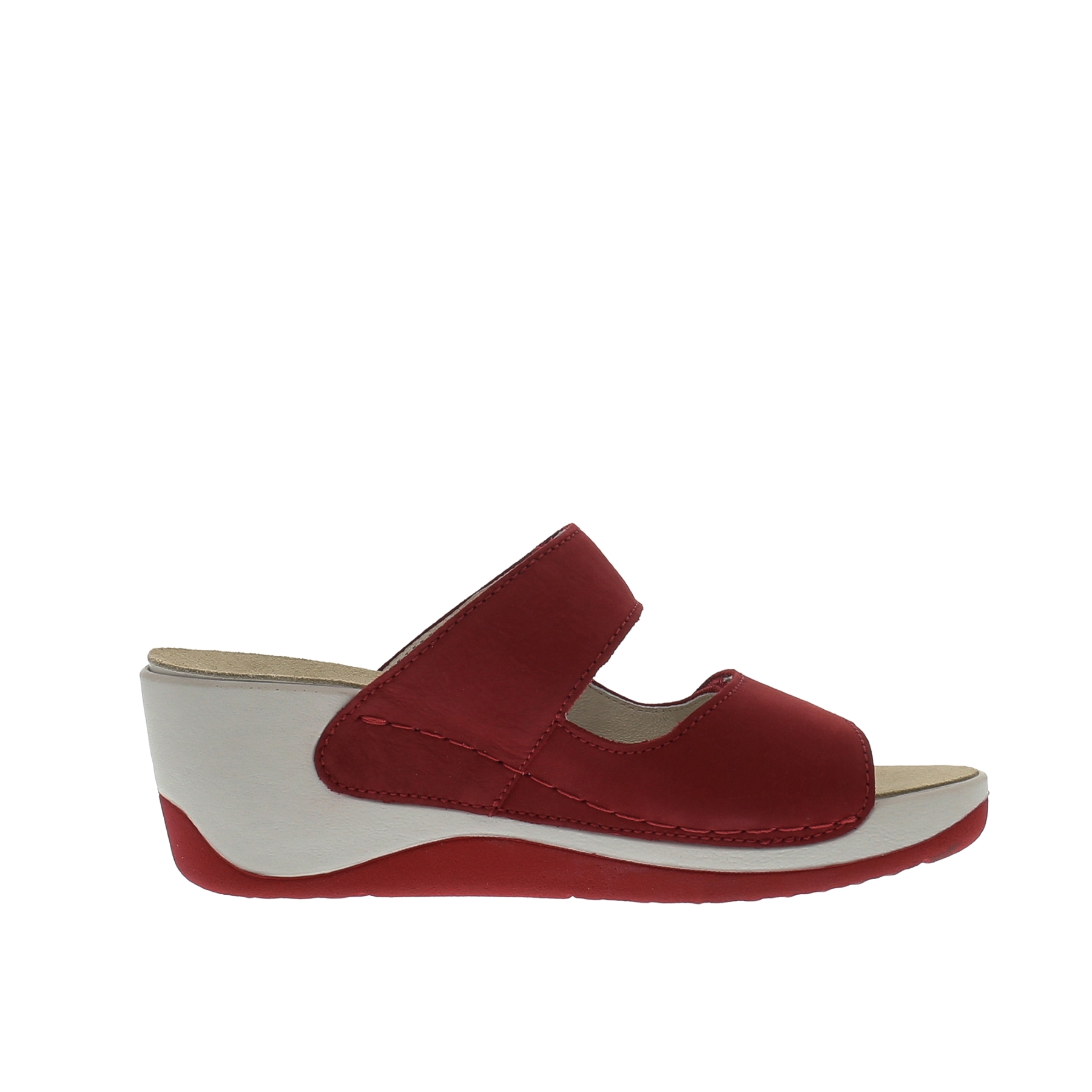 rote pantolette seitenansicht rechts