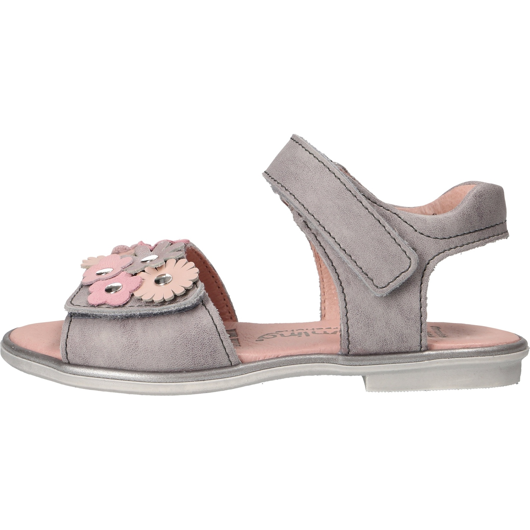 graue sandale seitenansicht links