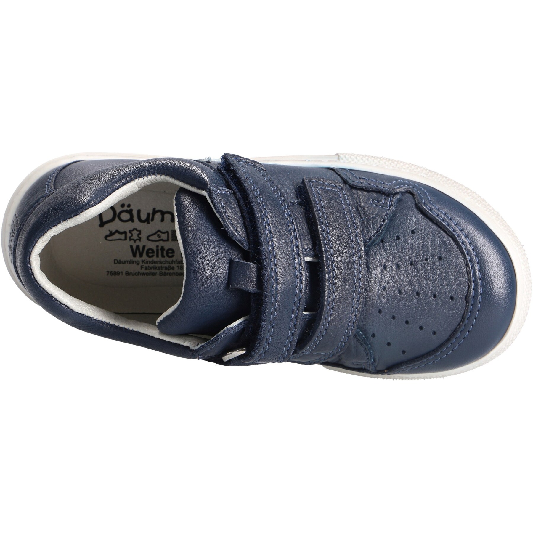 blaue mid cut draufsicht