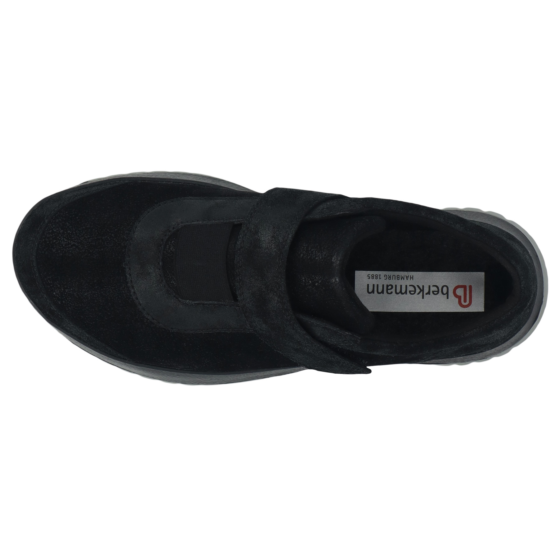 schwarze halbschuh draufsicht