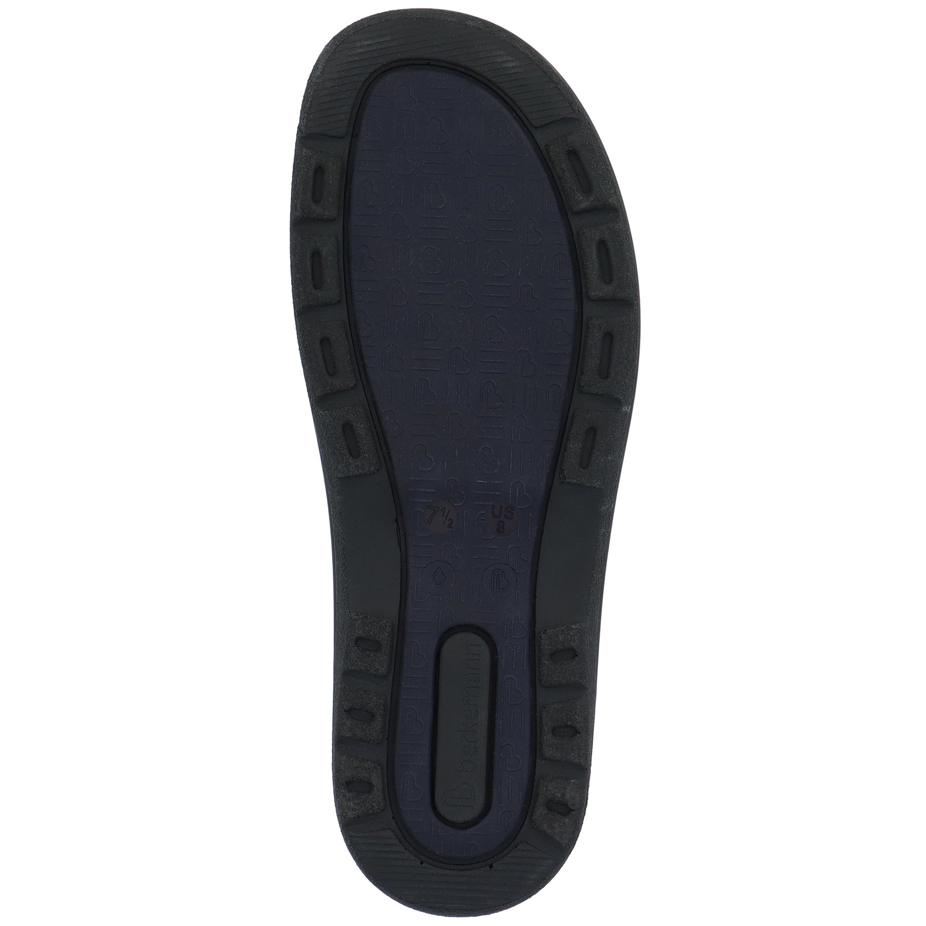 schwarze halbschuh sohlenansicht