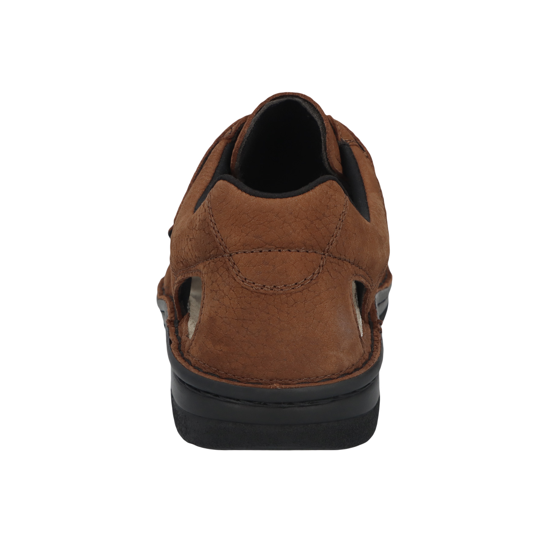 braune halbschuh hinteransicht