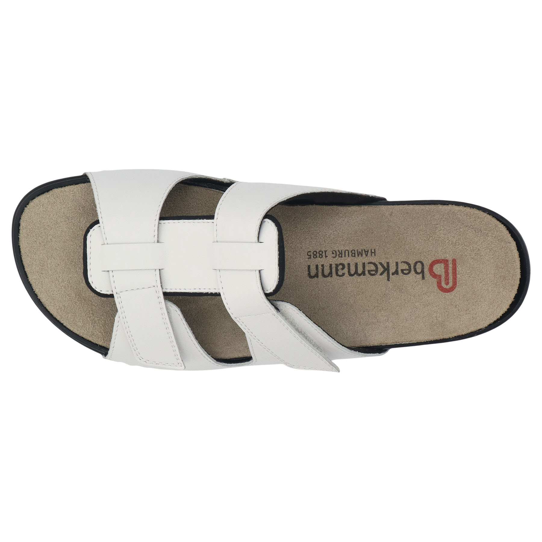 weiße pantolette draufsicht