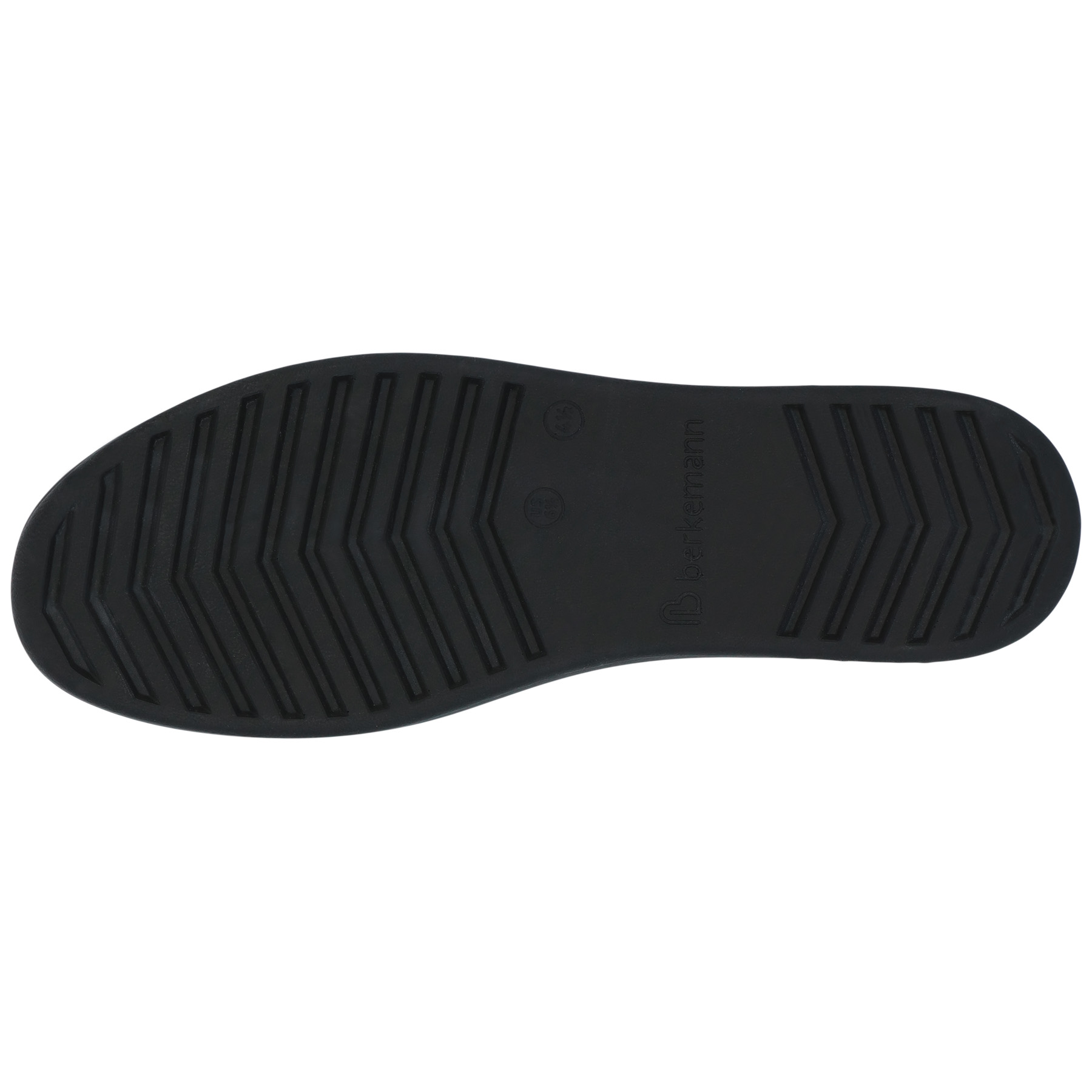 schwarze halbschuh sohlenansicht