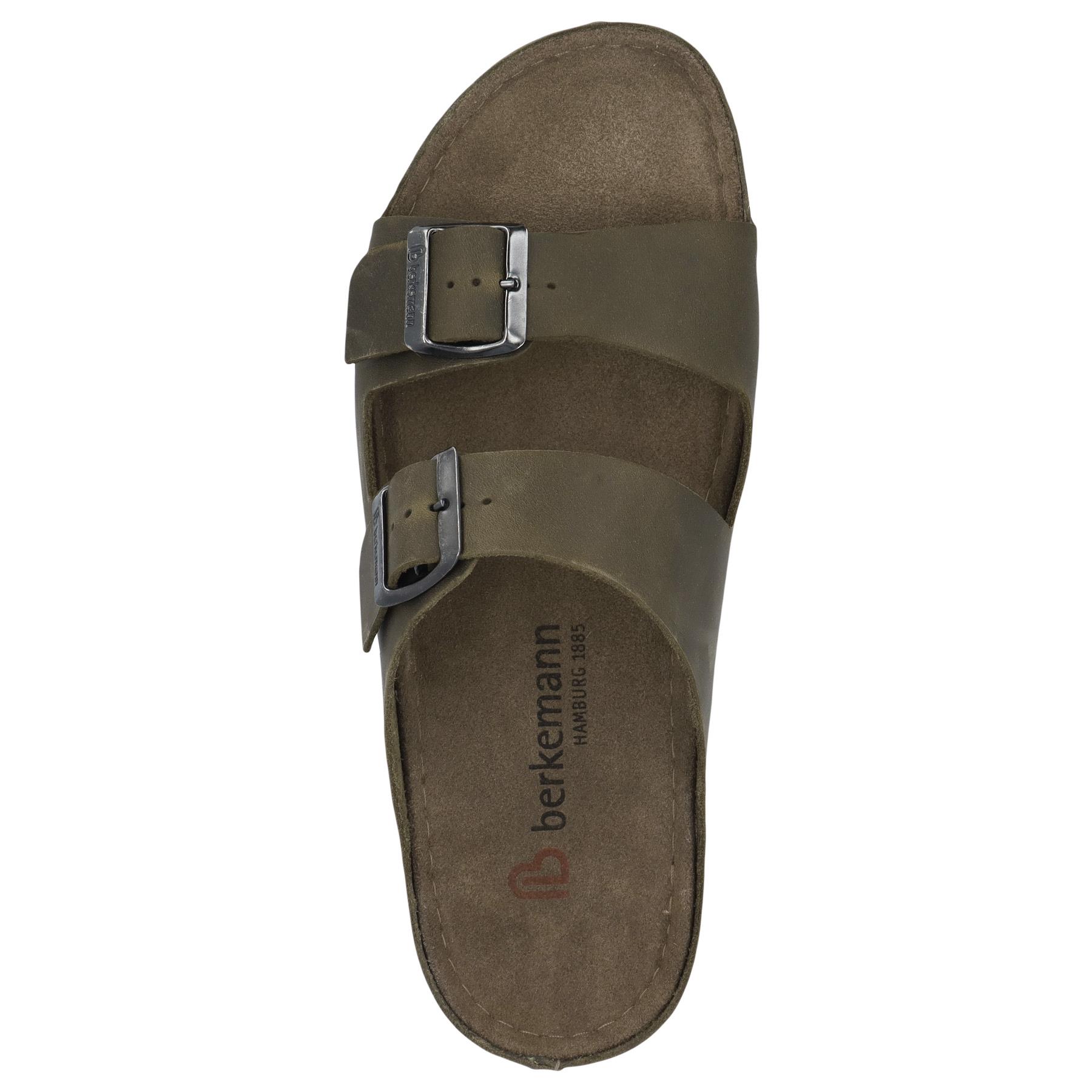 grüne pantolette draufsicht