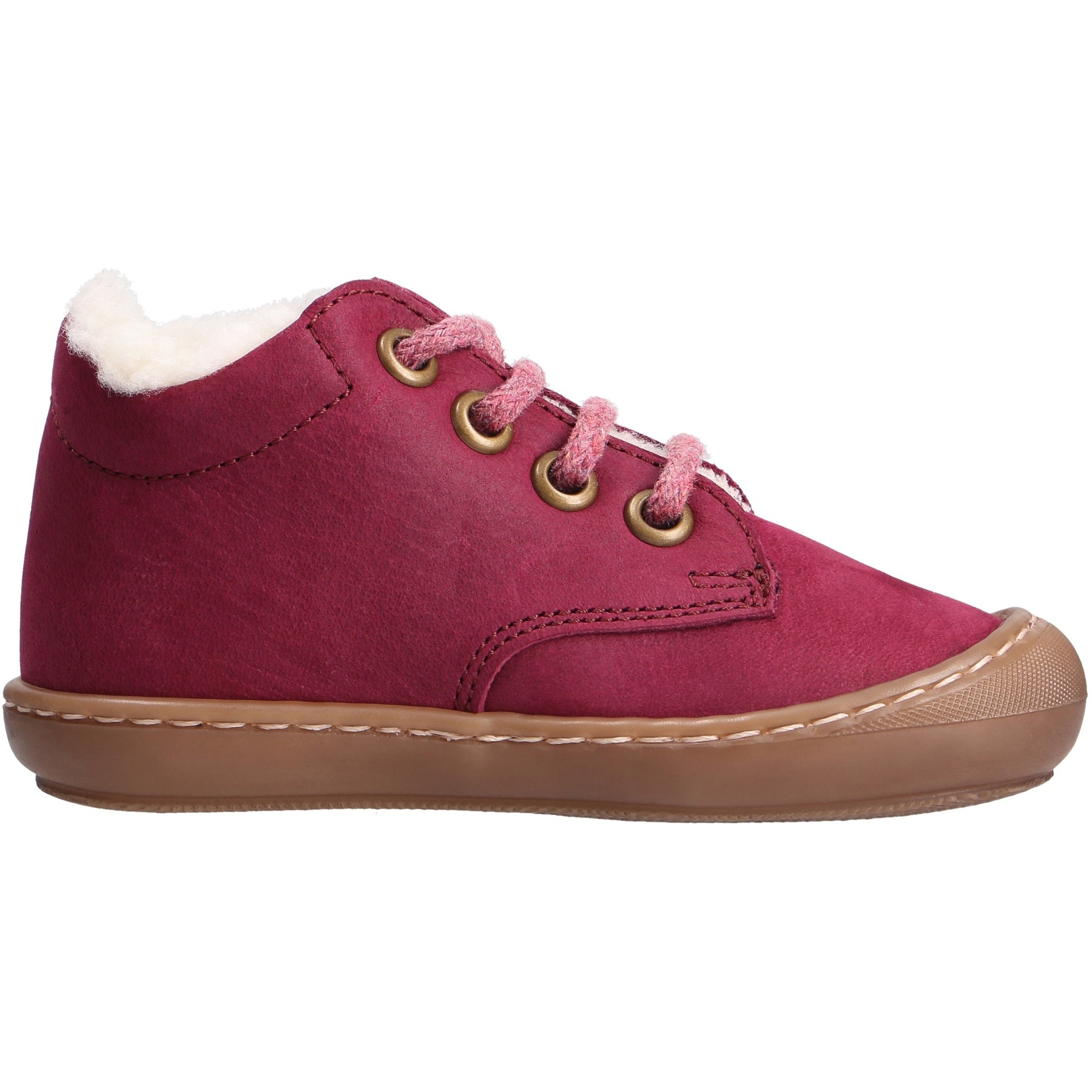 rote lauflernschuhe seitenansicht rechts