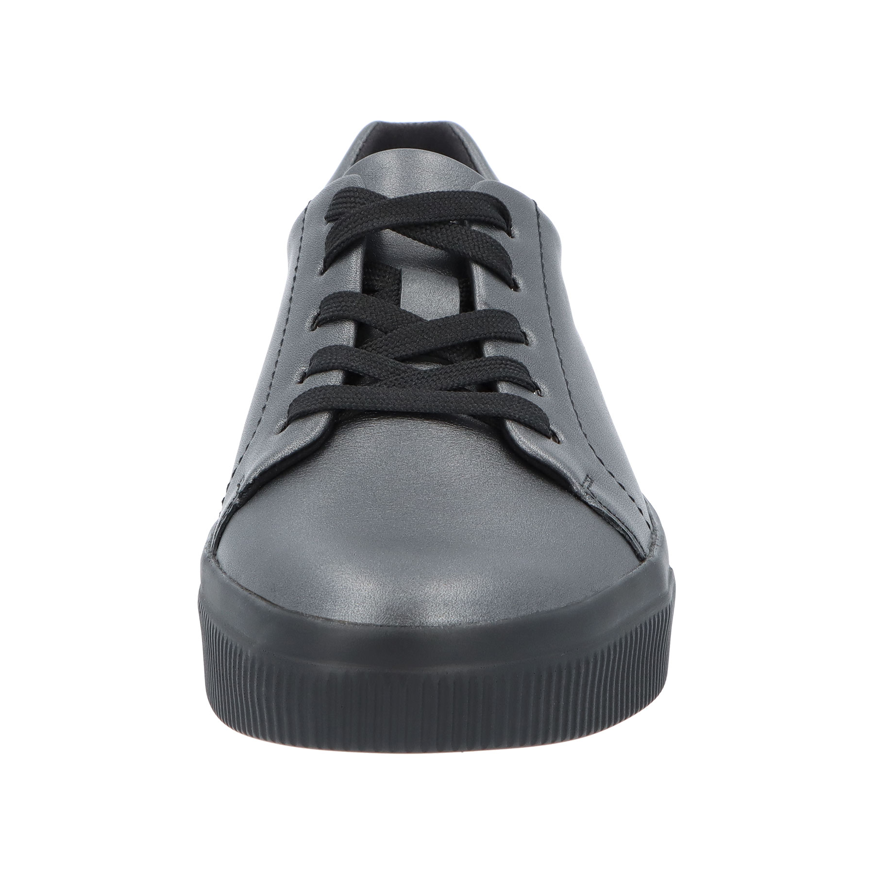 schwarze halbschuh vorderansicht