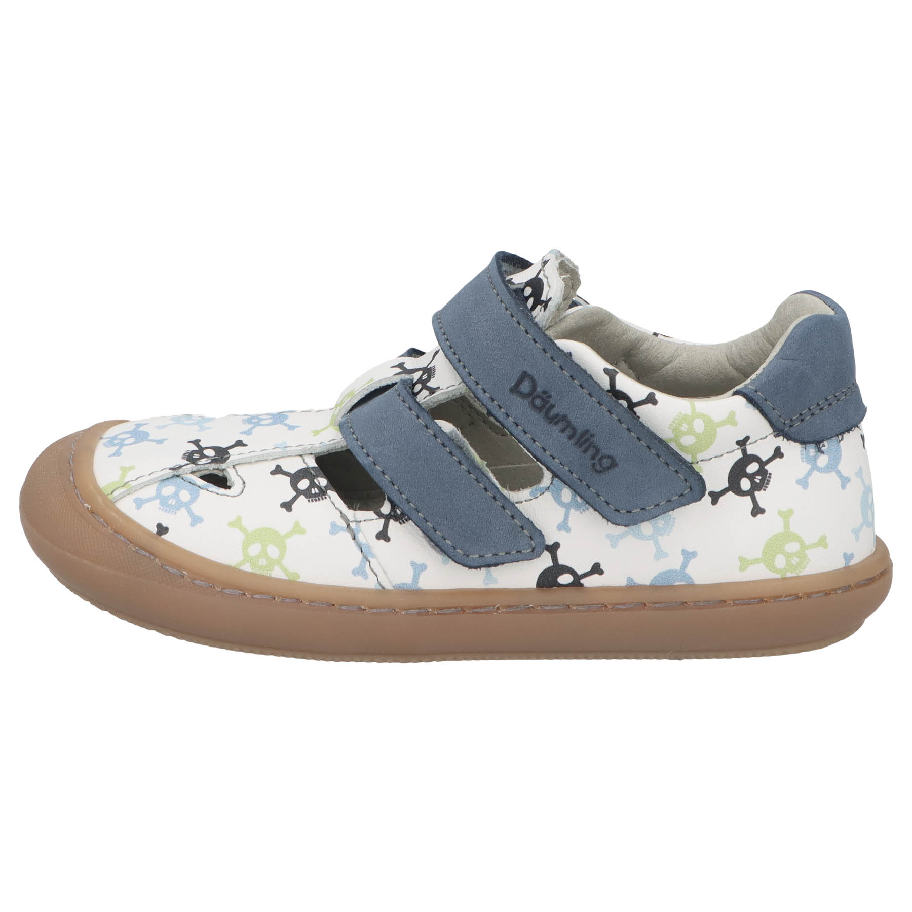 mehrfarbige lauflernschuhe seitenansicht links