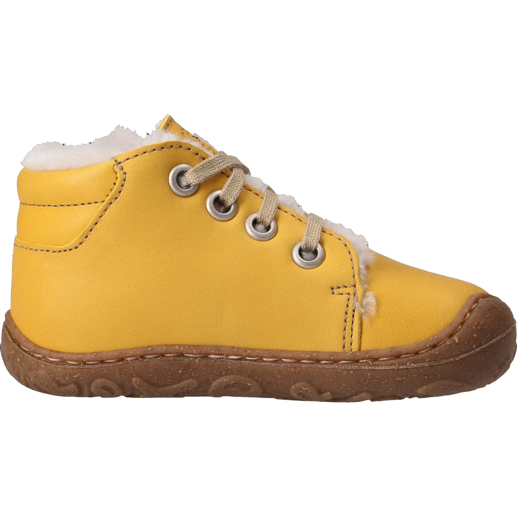 gelbe lauflernschuhe seitenansicht rechts