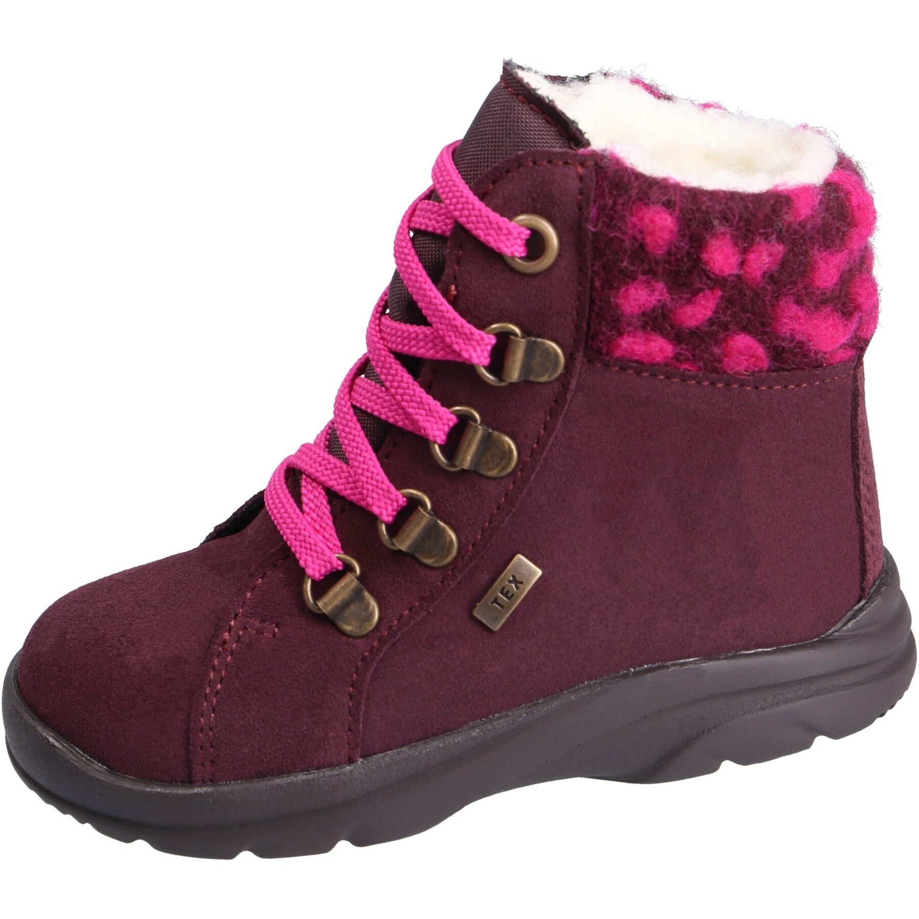 rote stiefeletten 3-4 ansicht