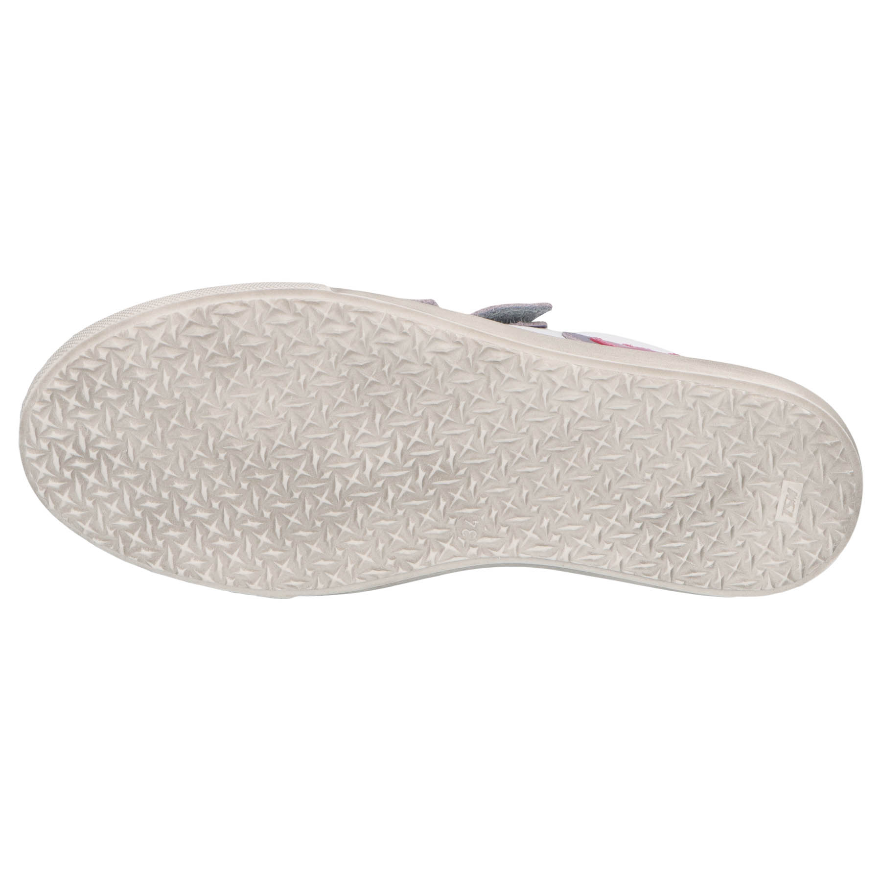 mehrfarbige halbschuh sohlenansicht