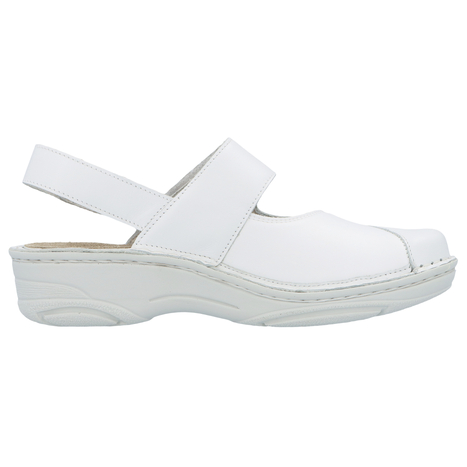 weiße clogs seitenansicht rechts