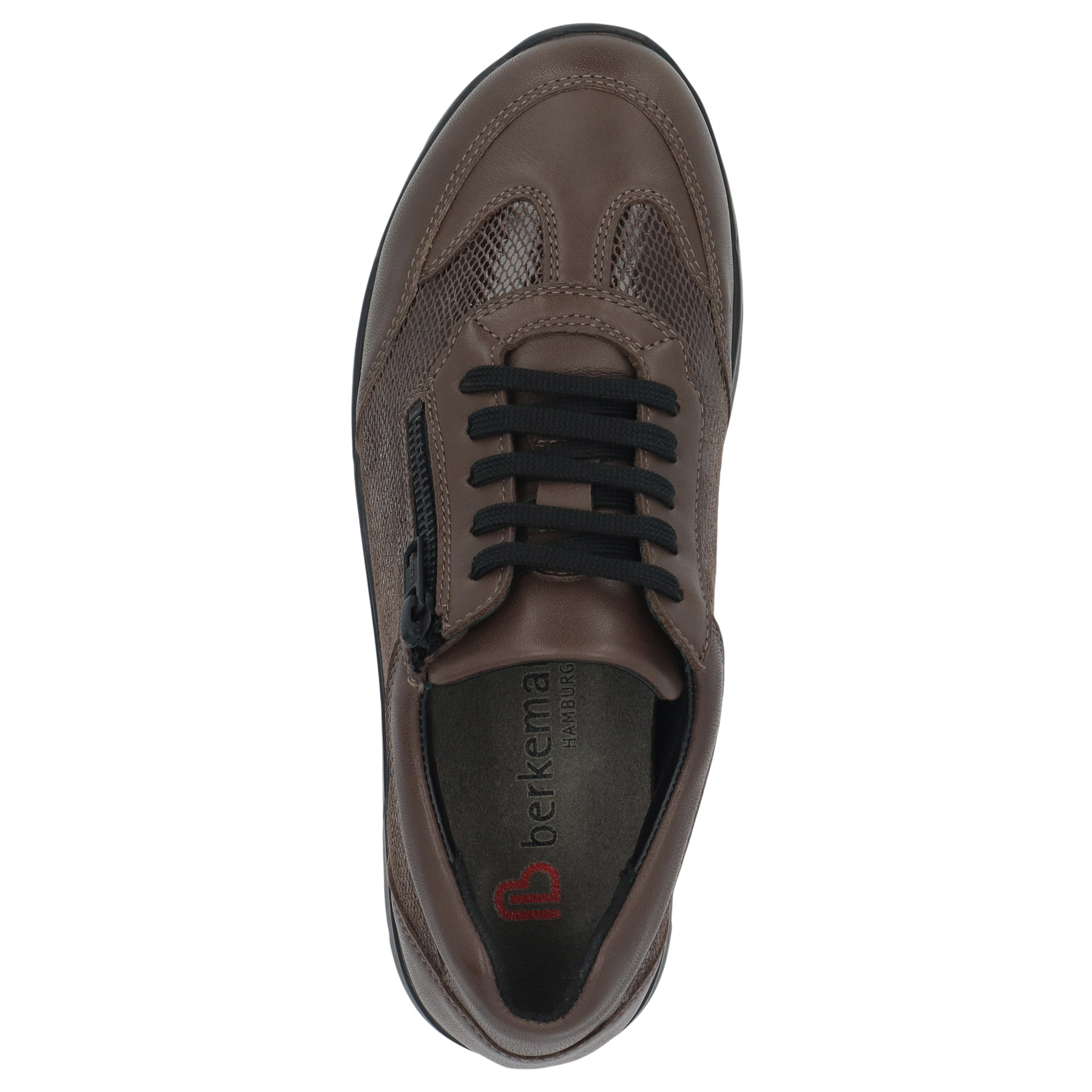 braune halbschuh draufsicht