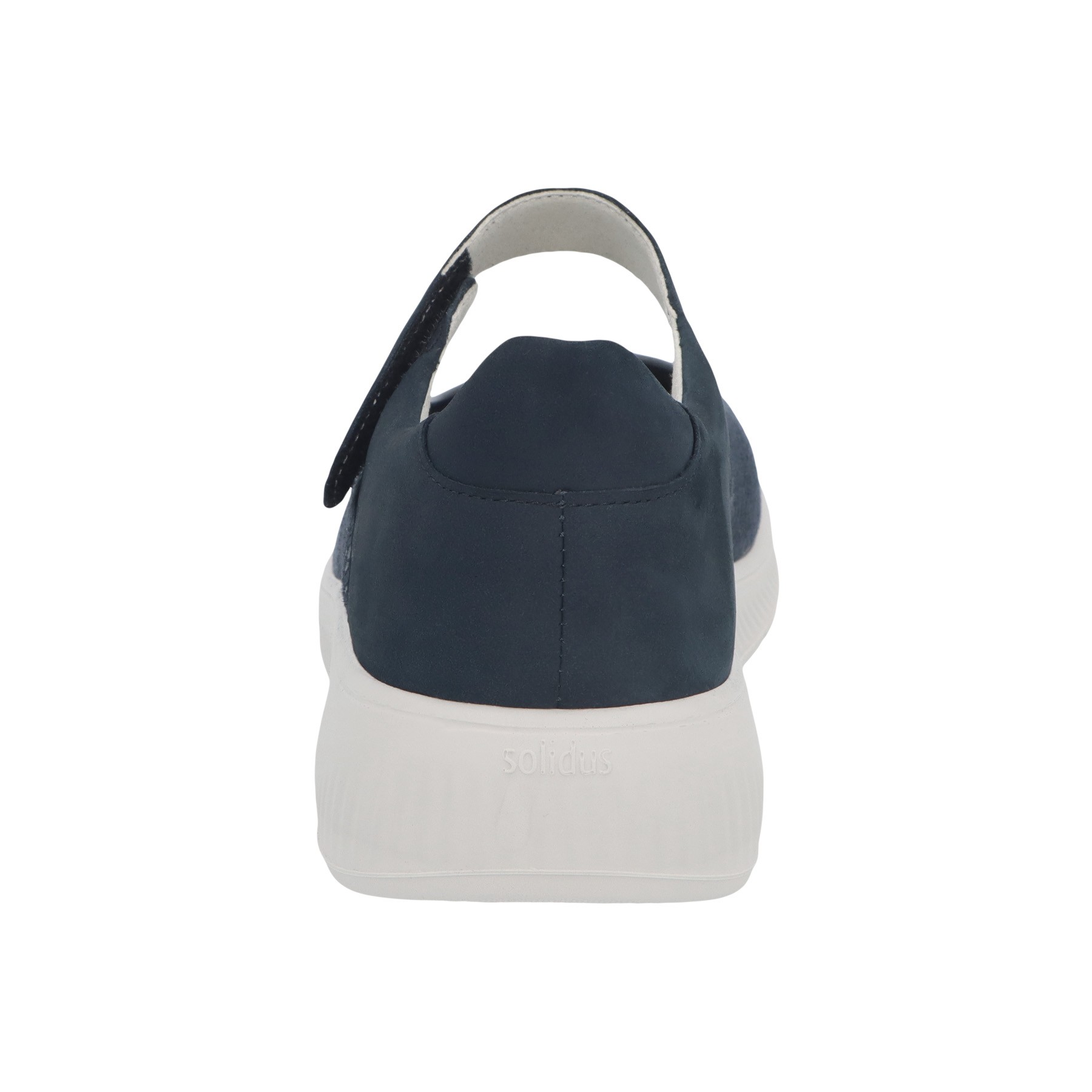blaue slipper hinteransicht