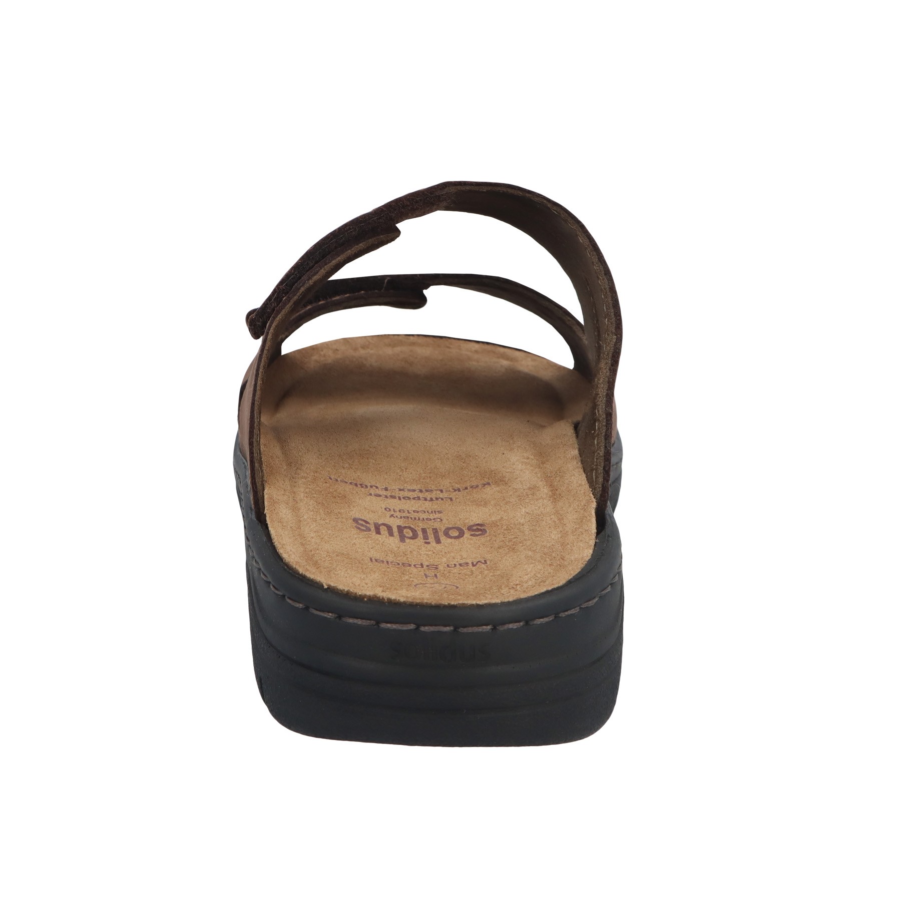 braune pantolette hinteransicht