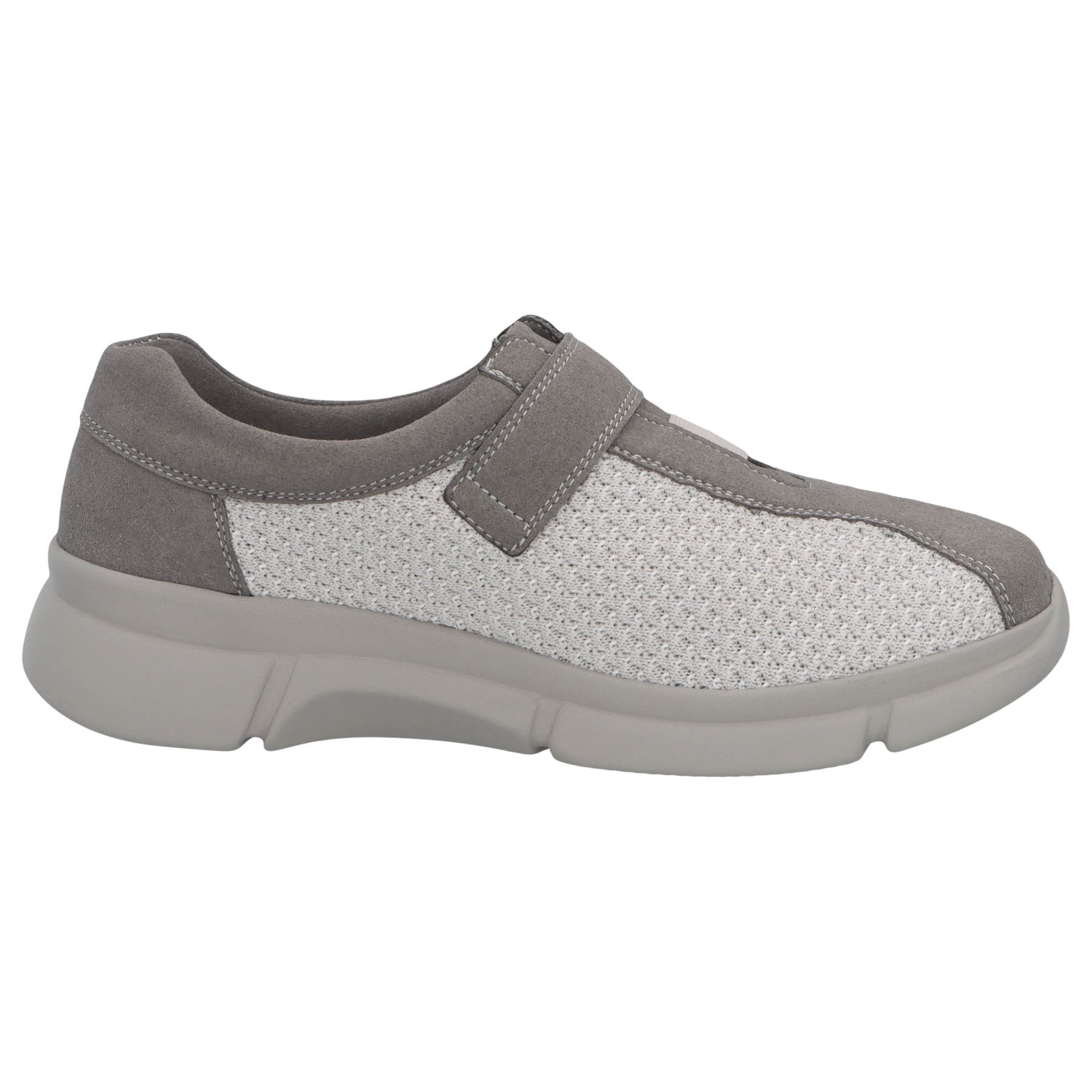 graue halbschuh seitenansicht rechts