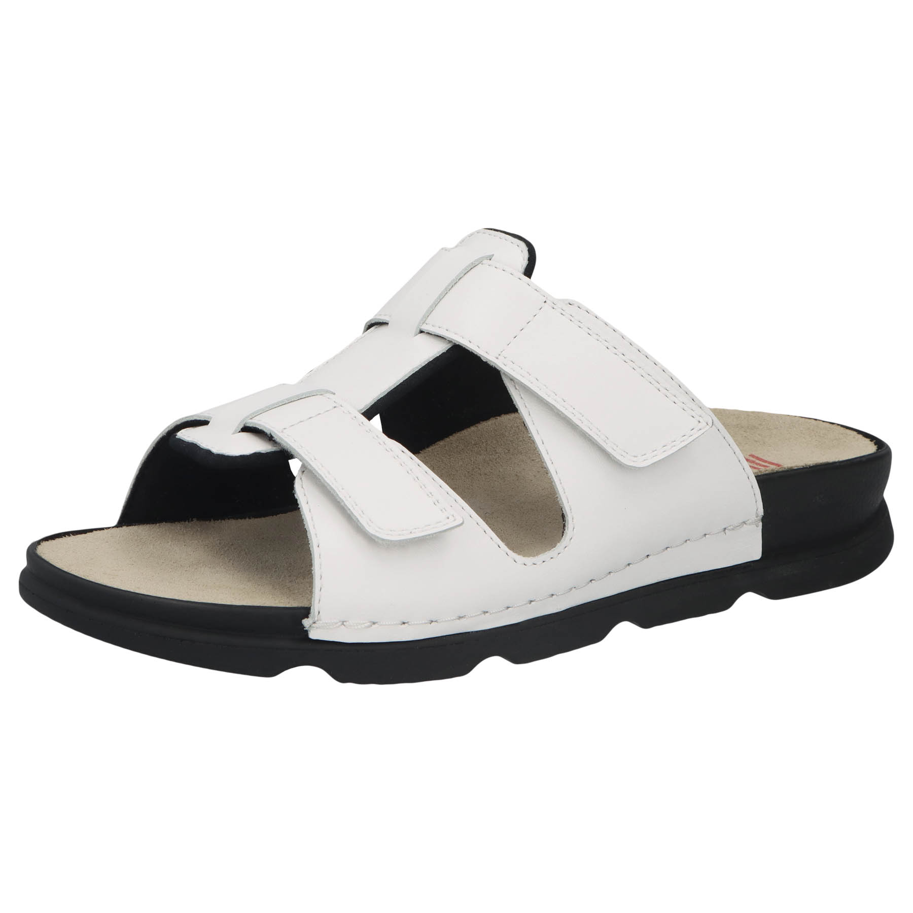 weiße pantolette 3-4 ansicht