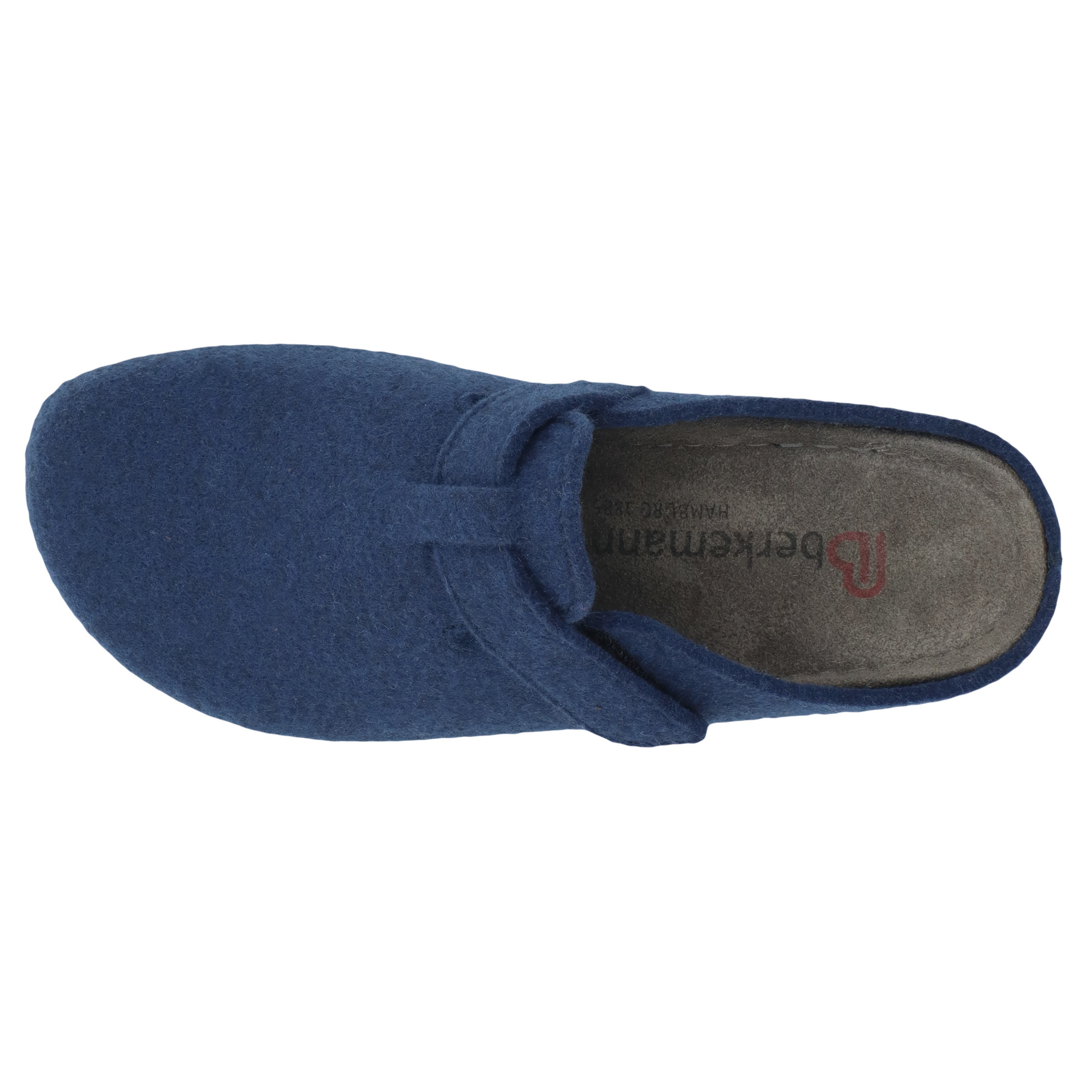 blaue hausschuhe draufsicht