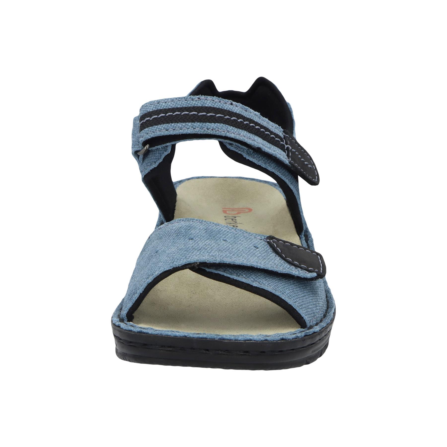 blaue sandale vorderansicht