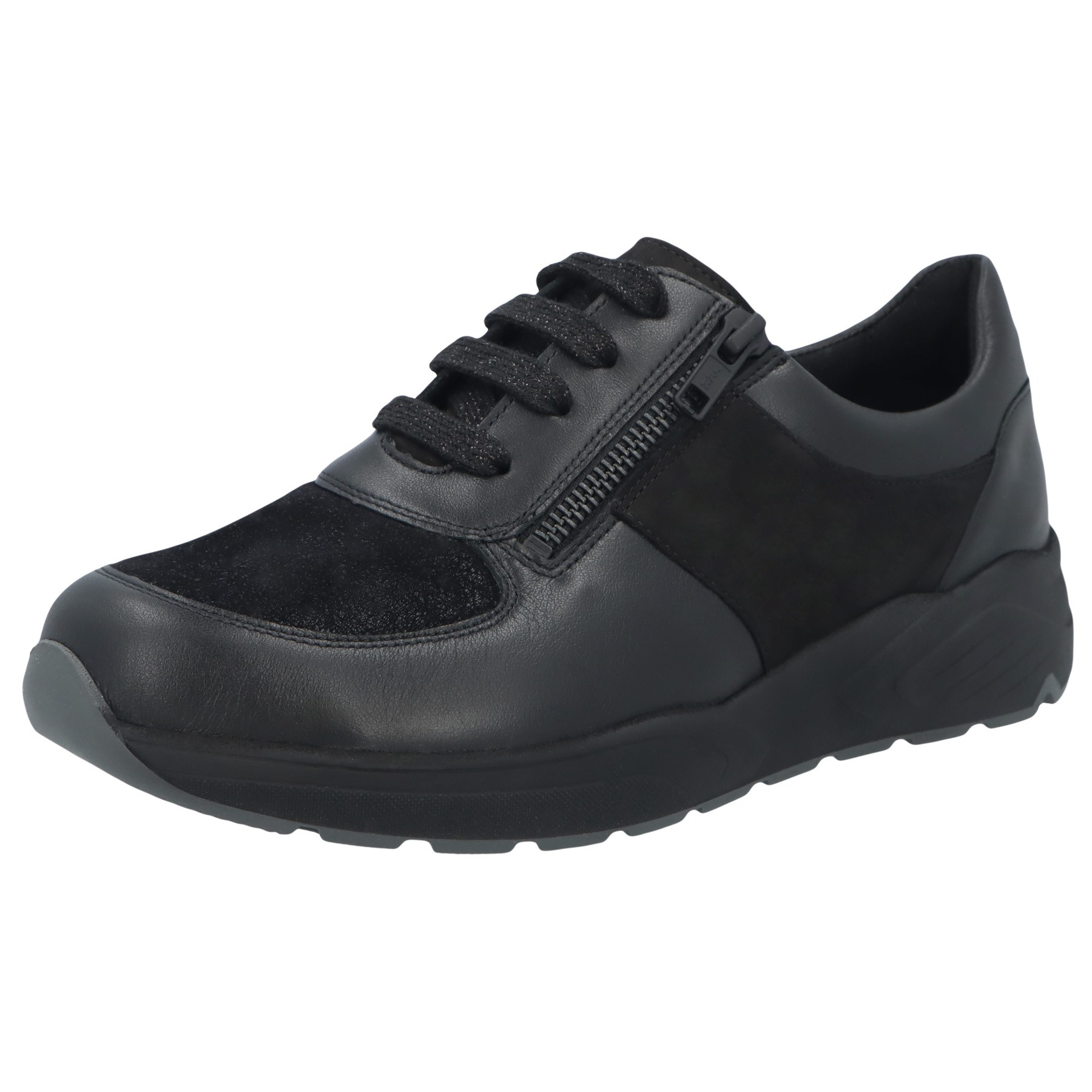 schwarze halbschuh 3-4 ansicht