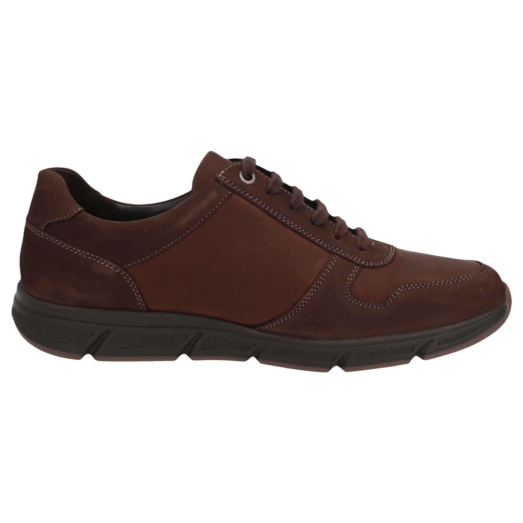 braune halbschuh seitenansicht rechts