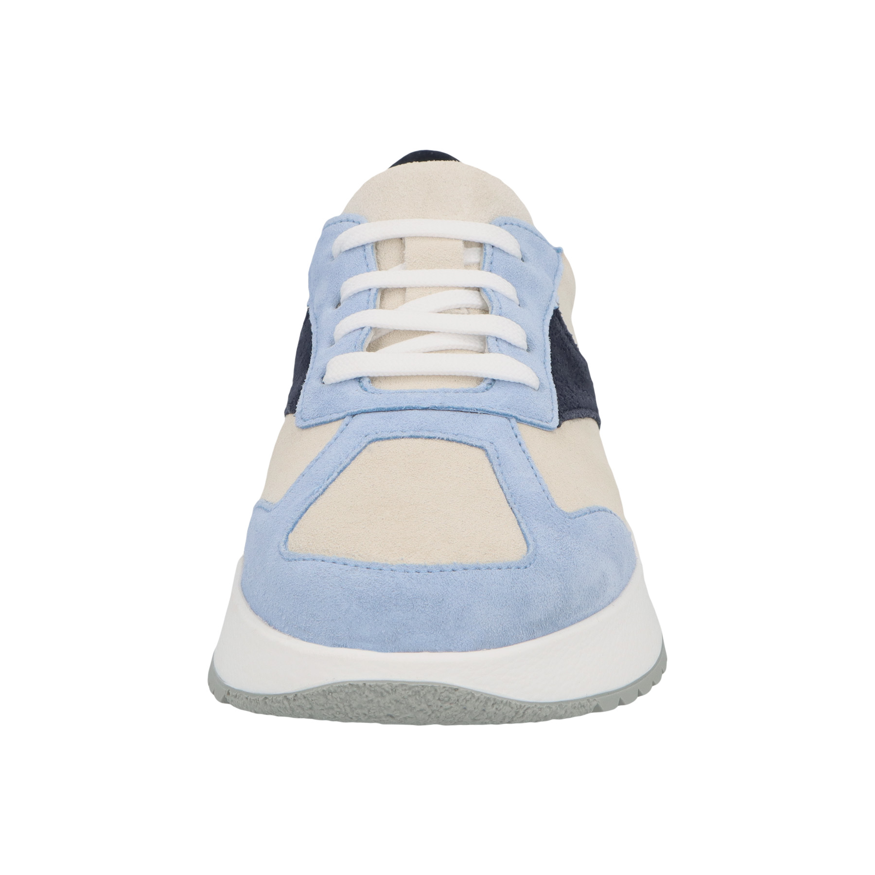 blaue sneaker vorderansicht