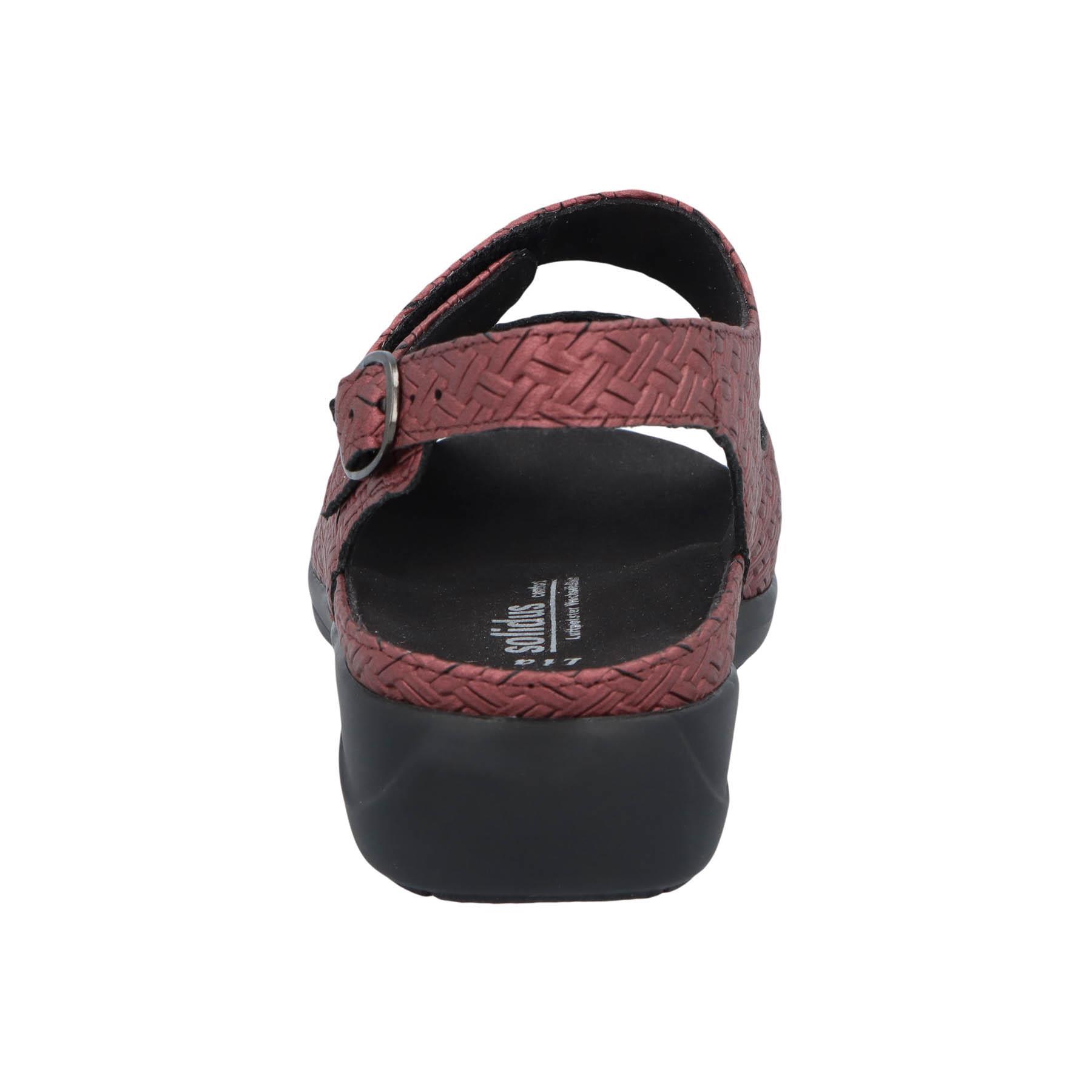 rote sandale seitenansicht links