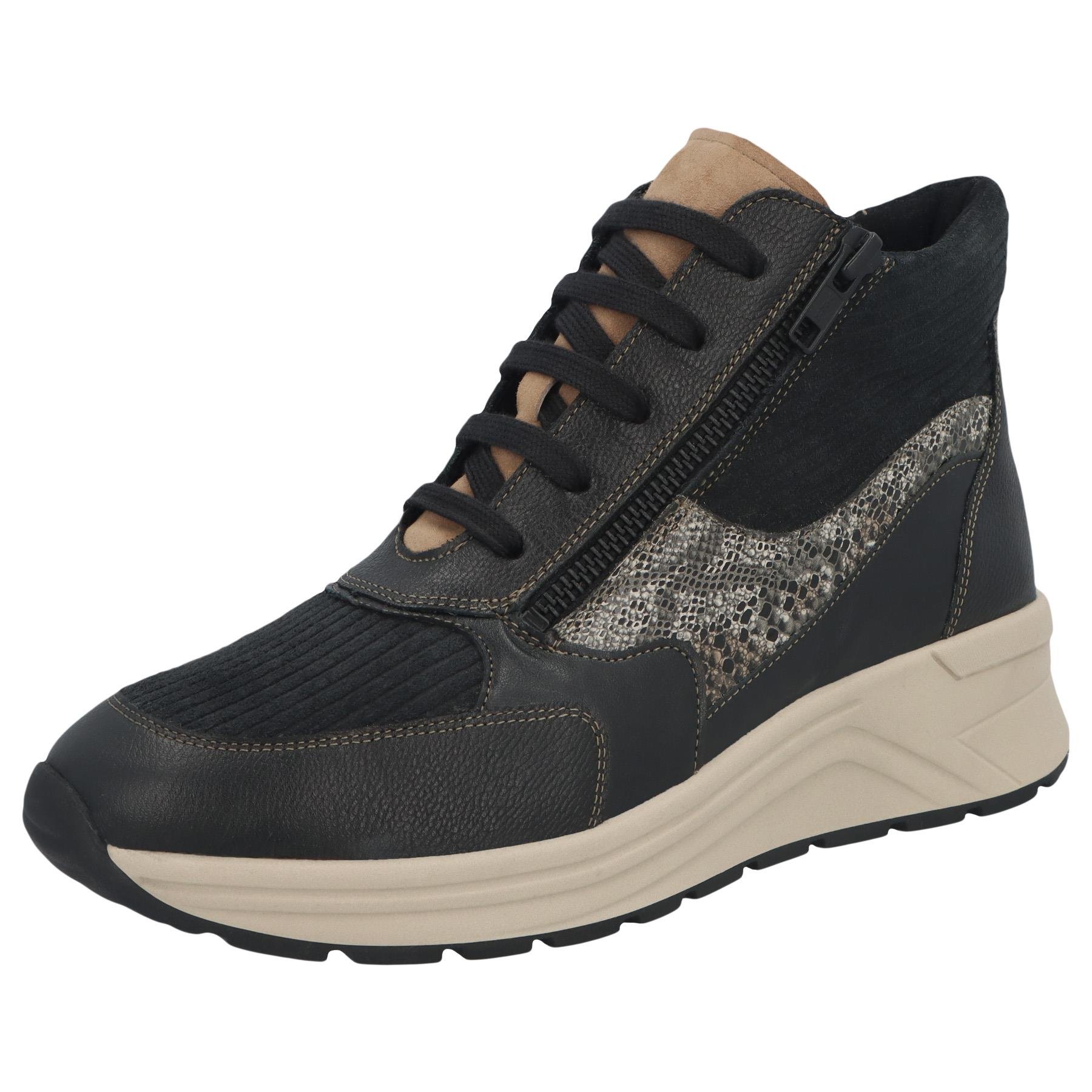 schwarze stiefel 3-4 ansicht