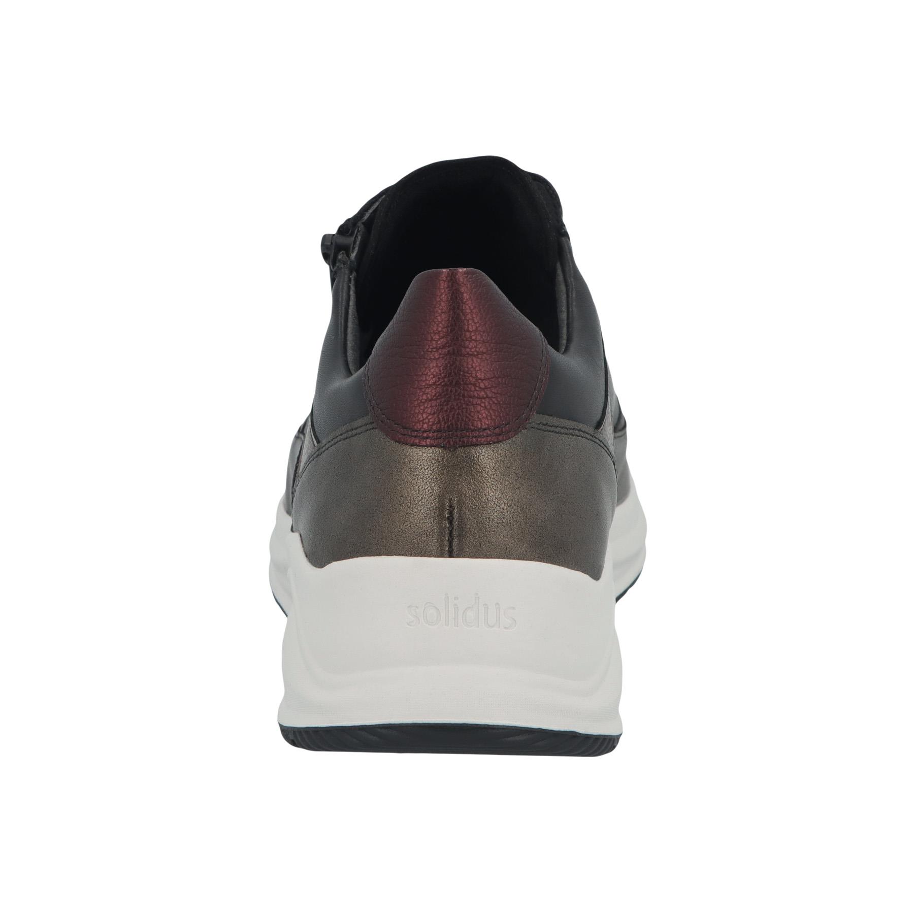 mehrfarbige halbschuh hinteransicht