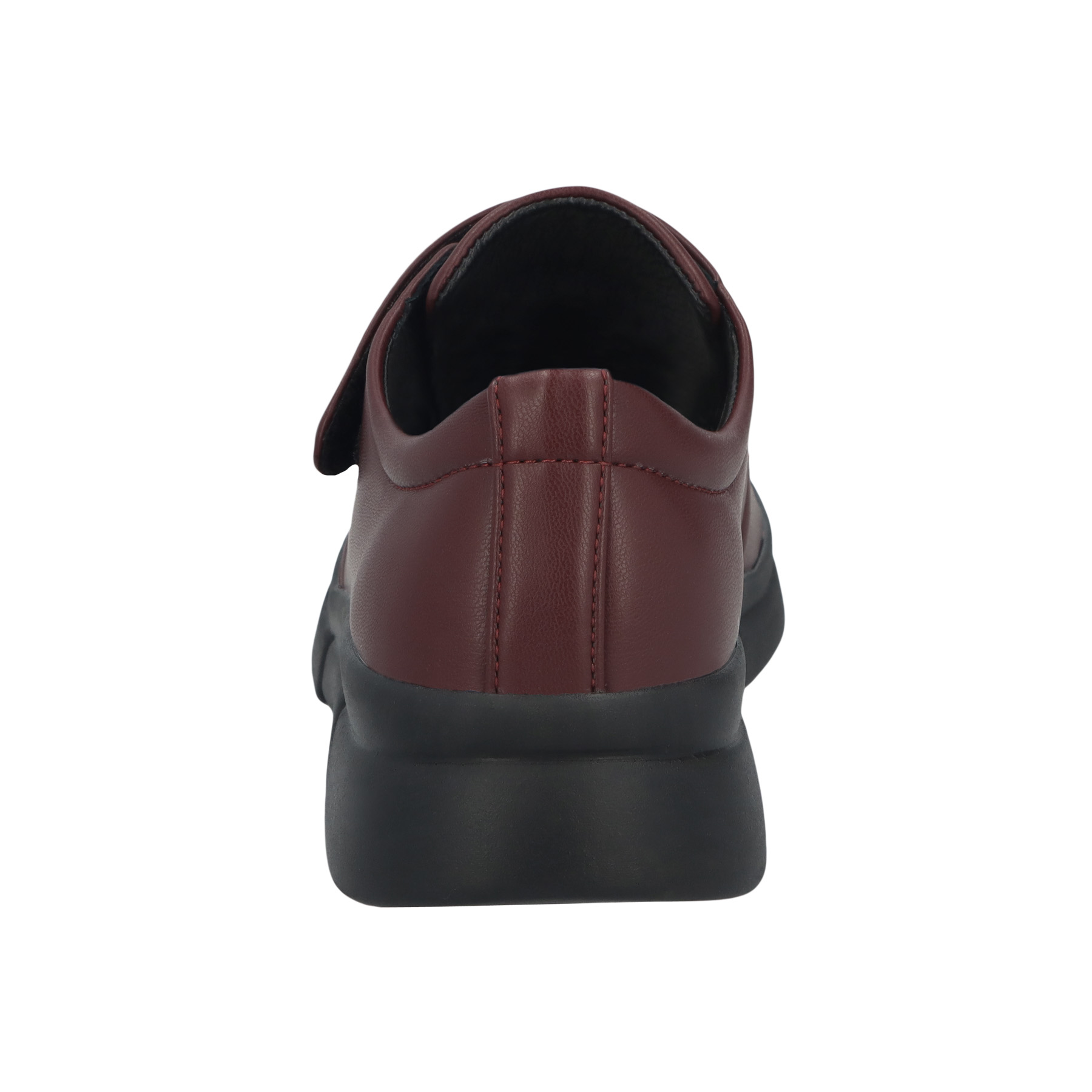 rote halbschuh hinteransicht