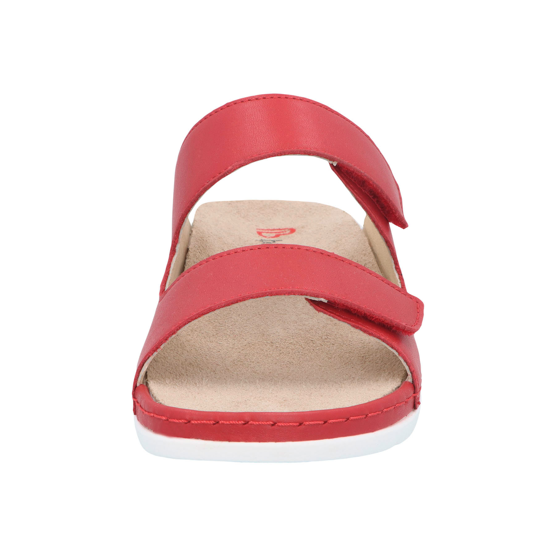 rote pantolette vorderansicht