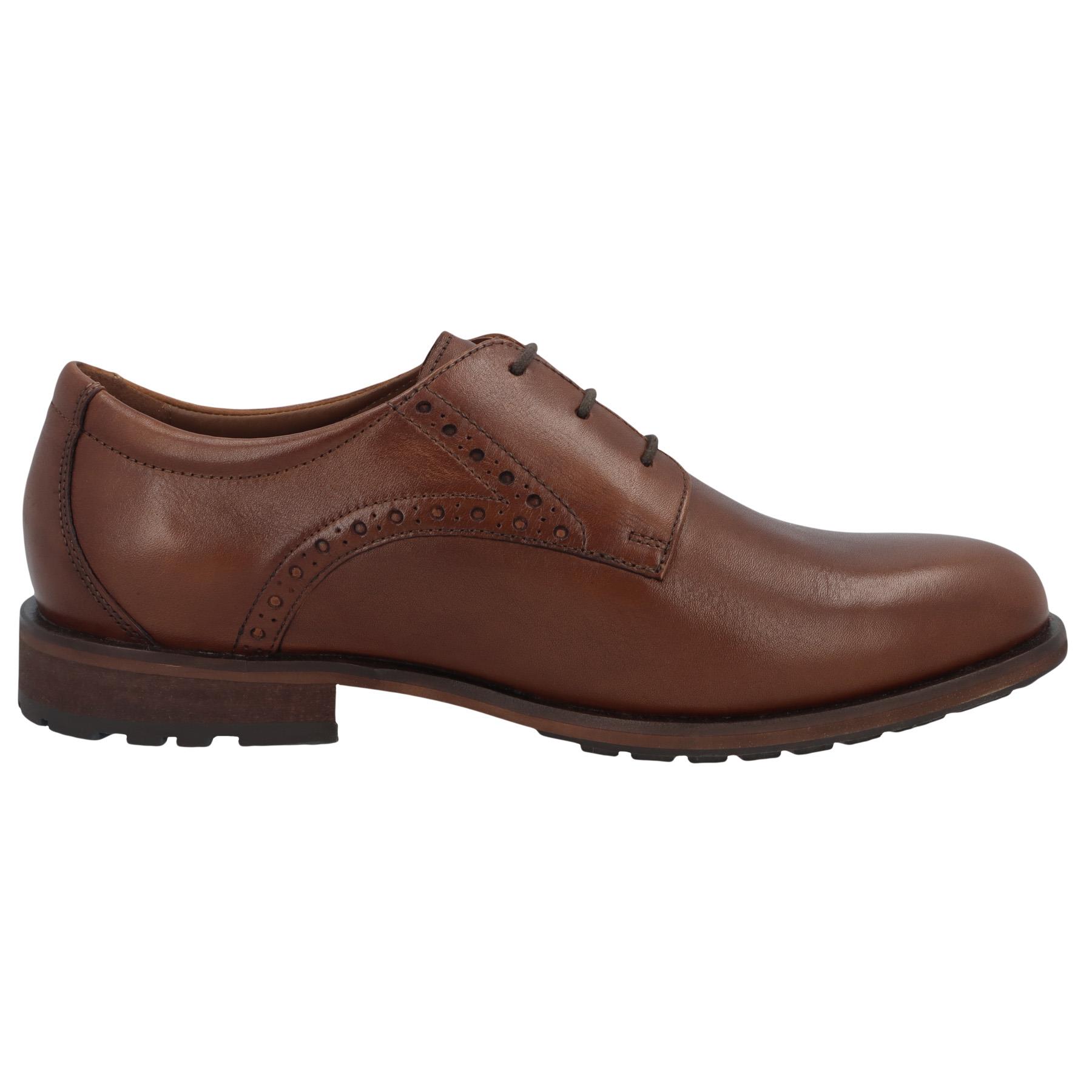 braune halbschuh seitenansicht rechts