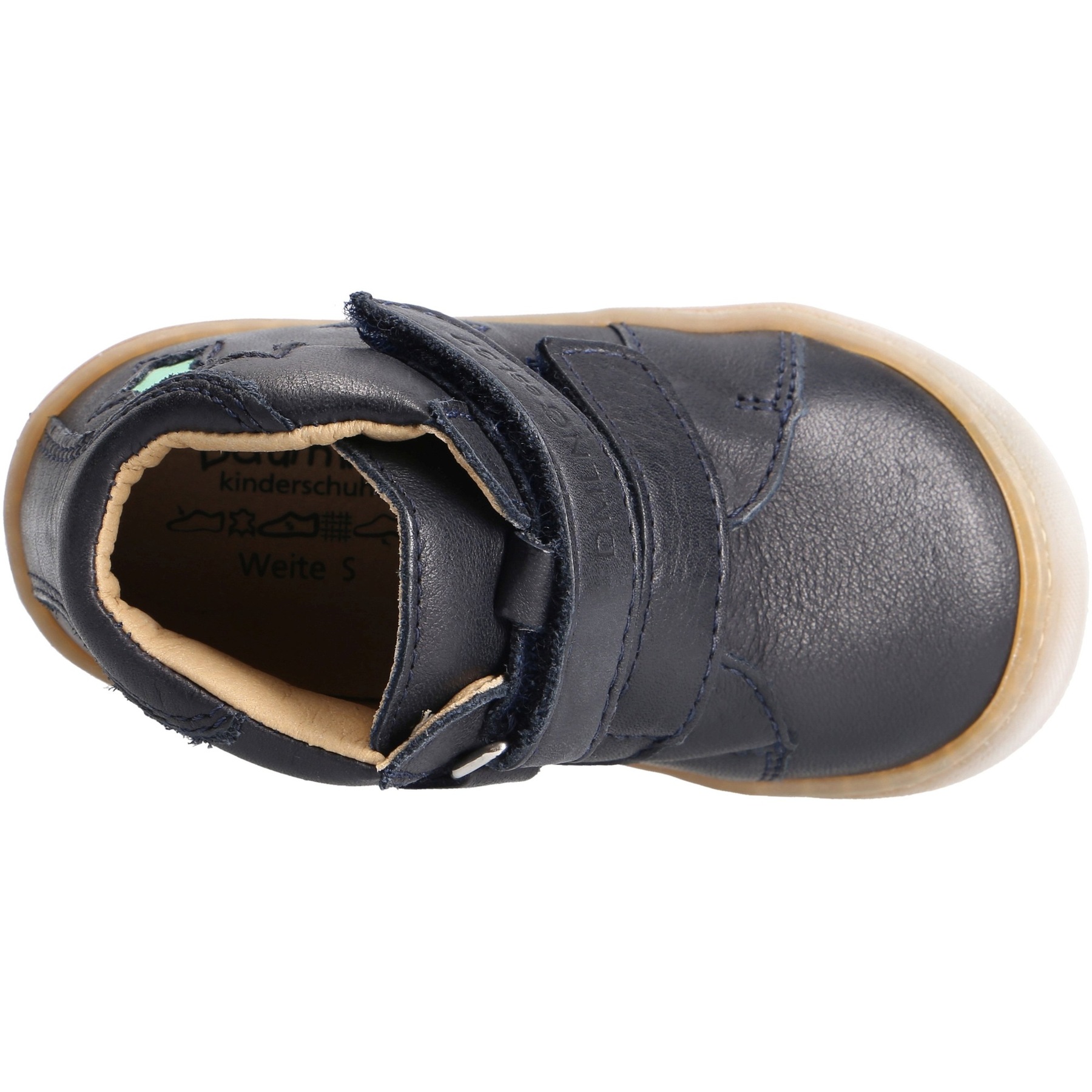 blaue lauflernschuhe draufsicht