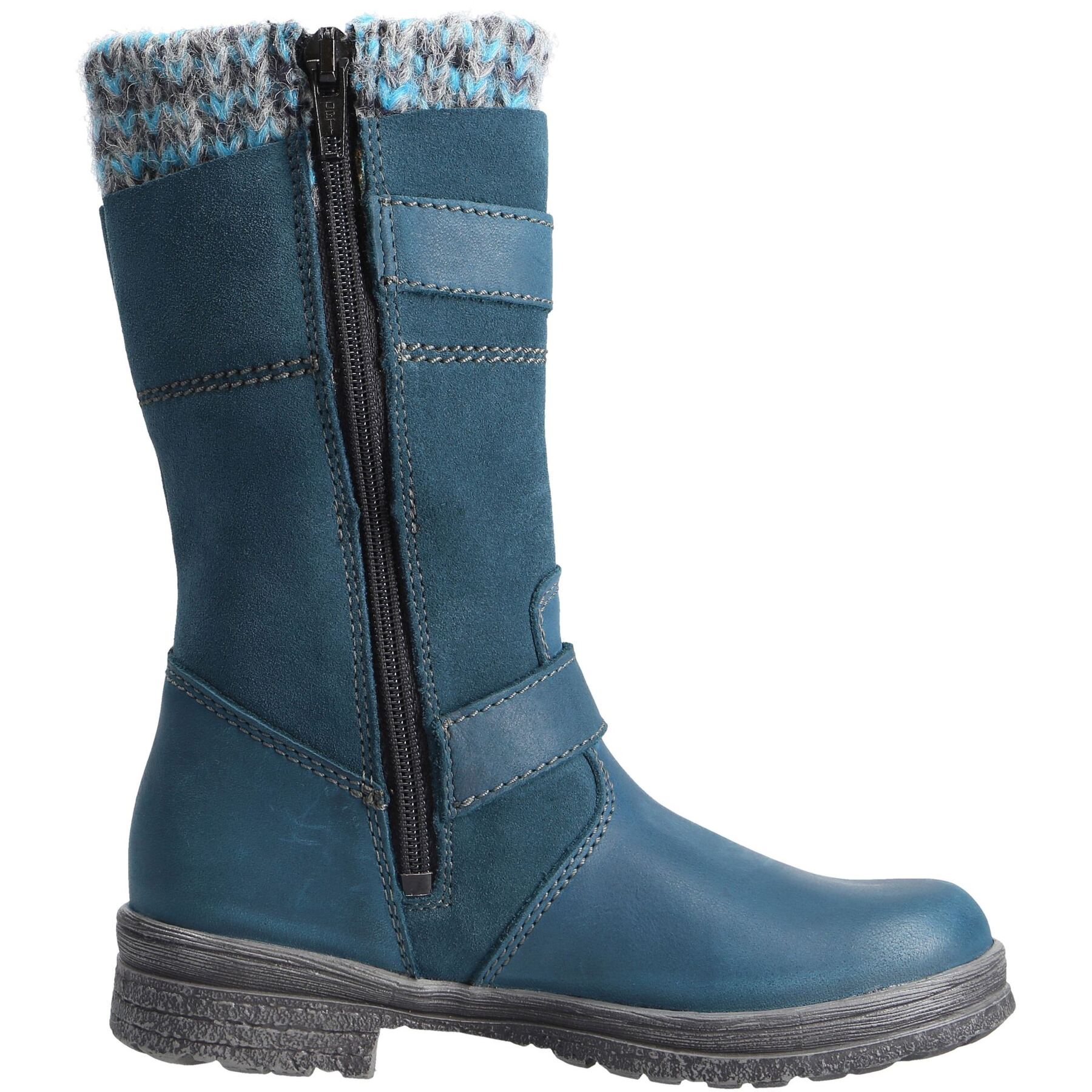 blaue stiefel seitenansicht rechts
