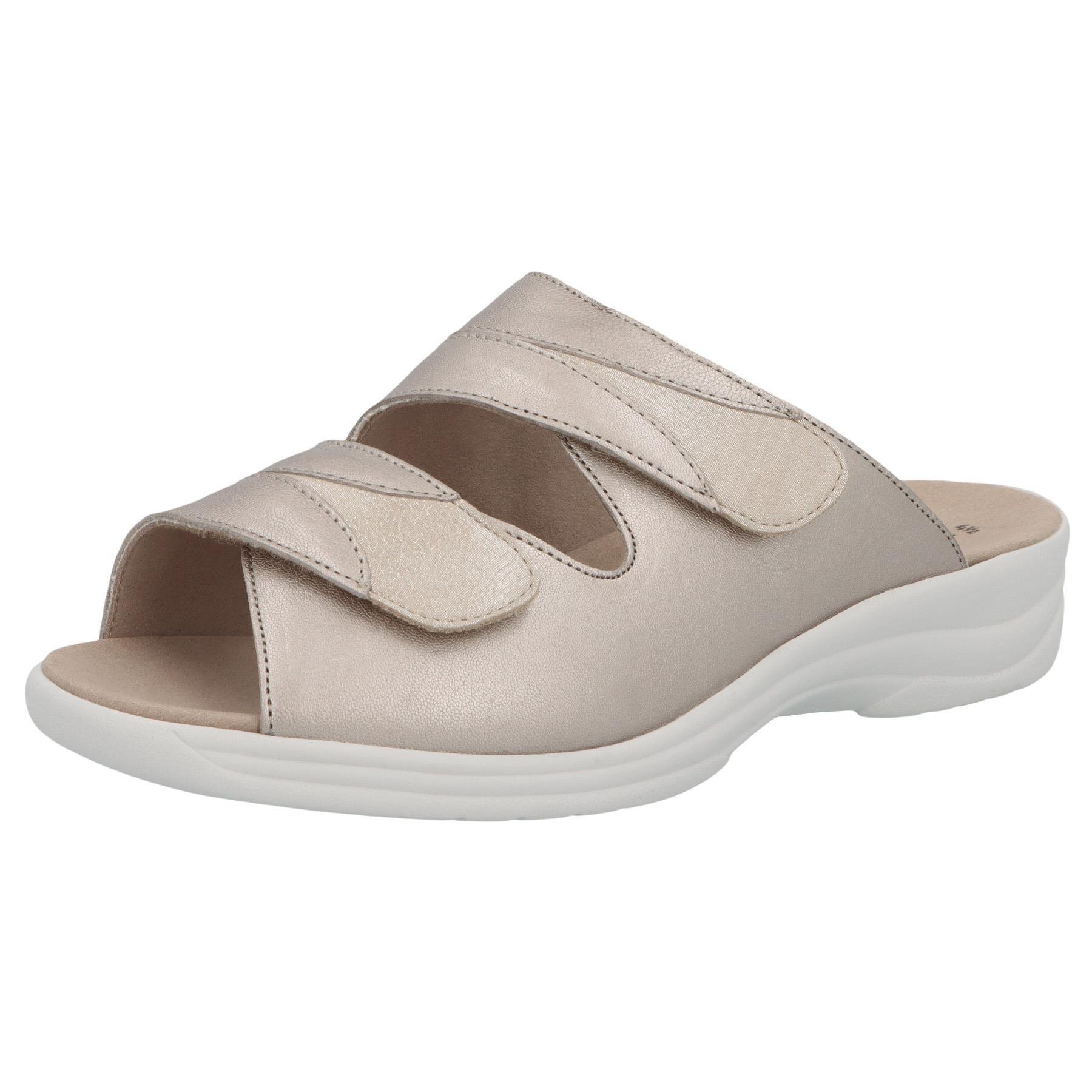 braune pantolette 3-4 ansicht