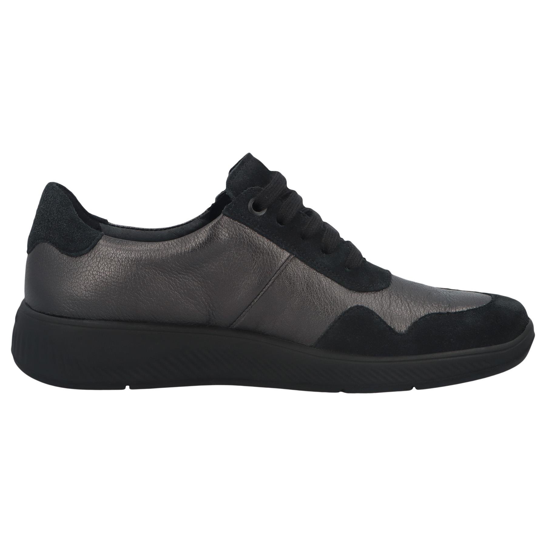 graue halbschuh seitenansicht rechts