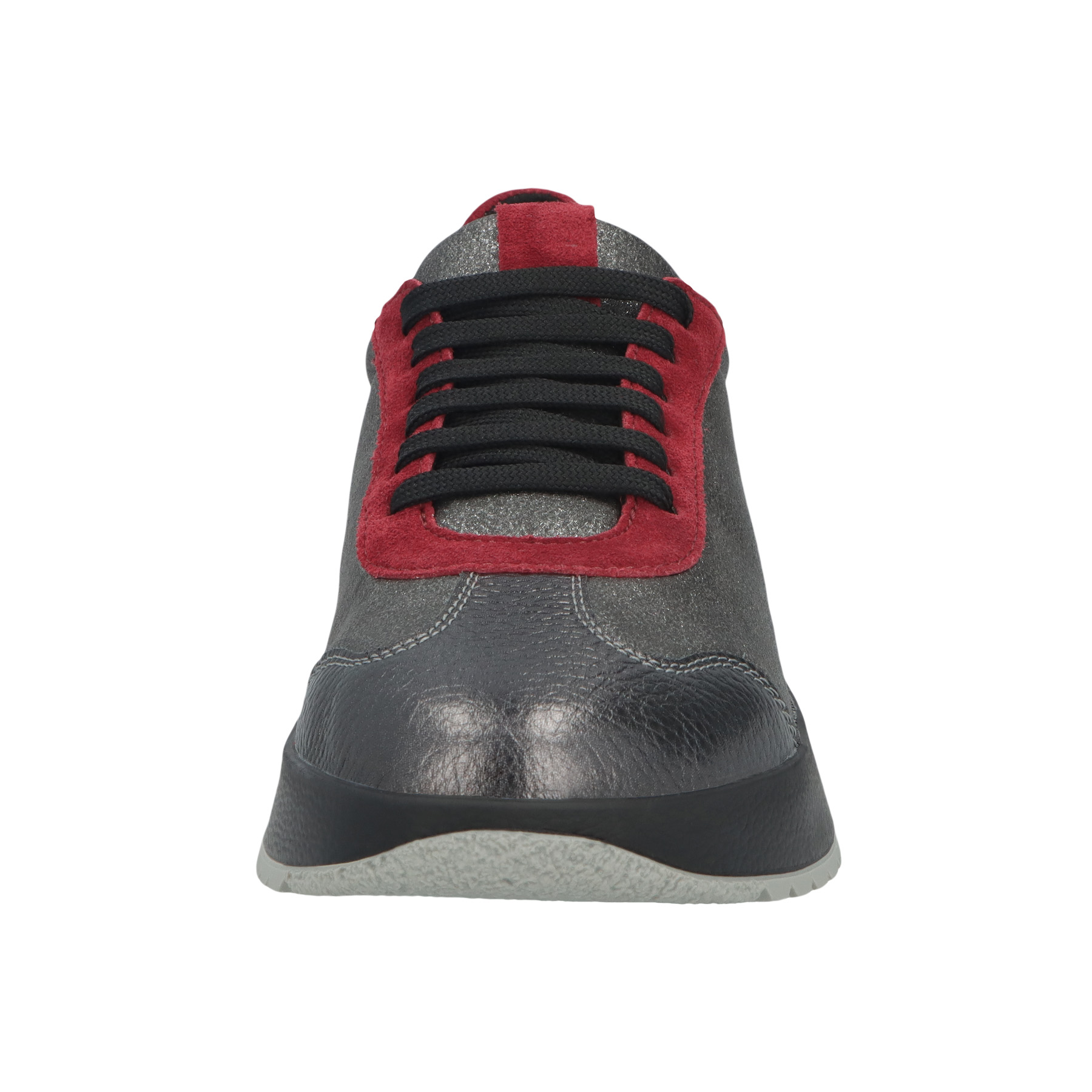 graue halbschuh vorderansicht