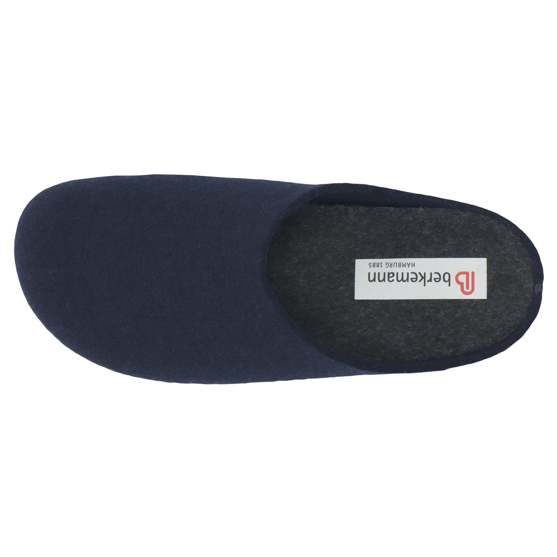 blaue hausschuhe draufsicht