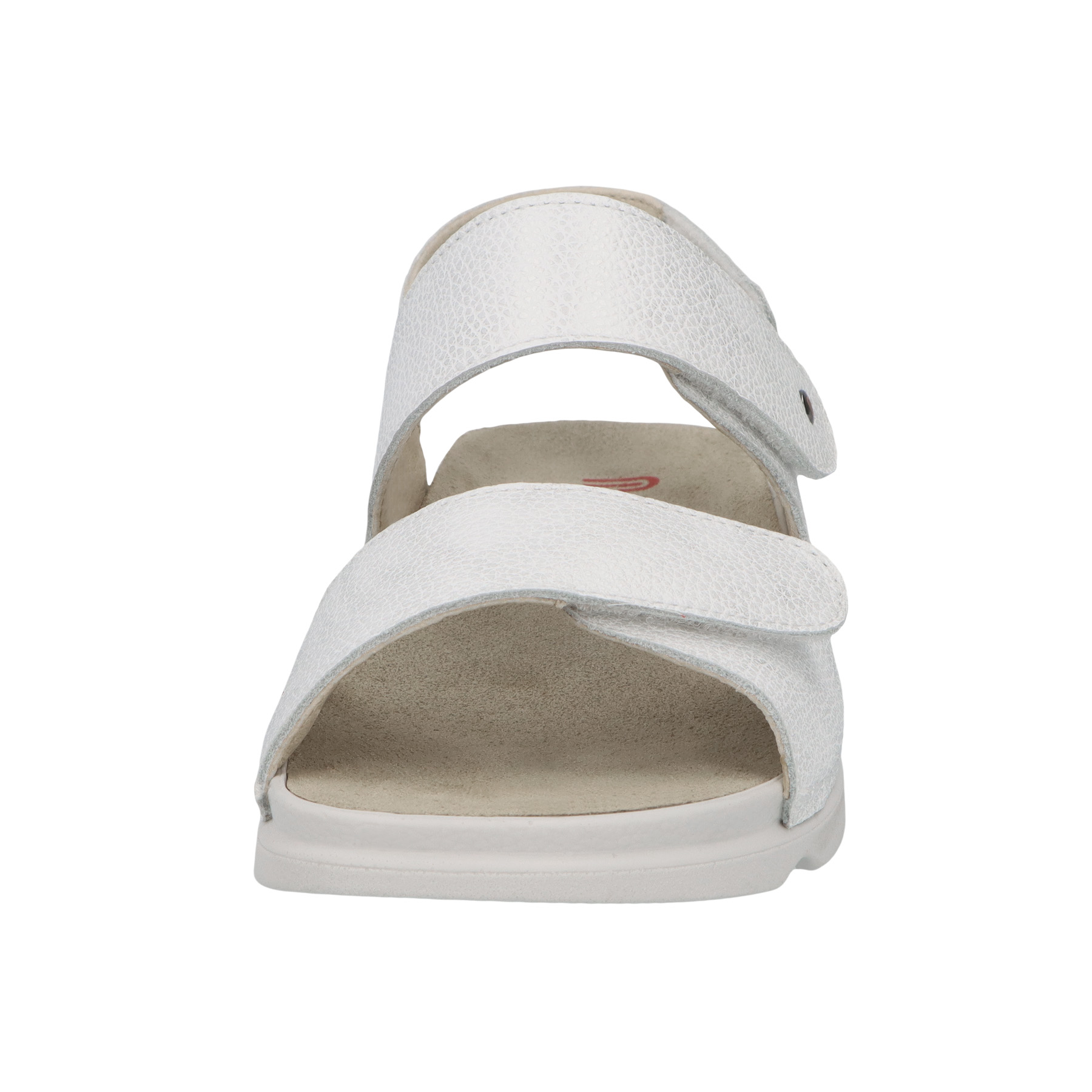 weiße sandale vorderansicht