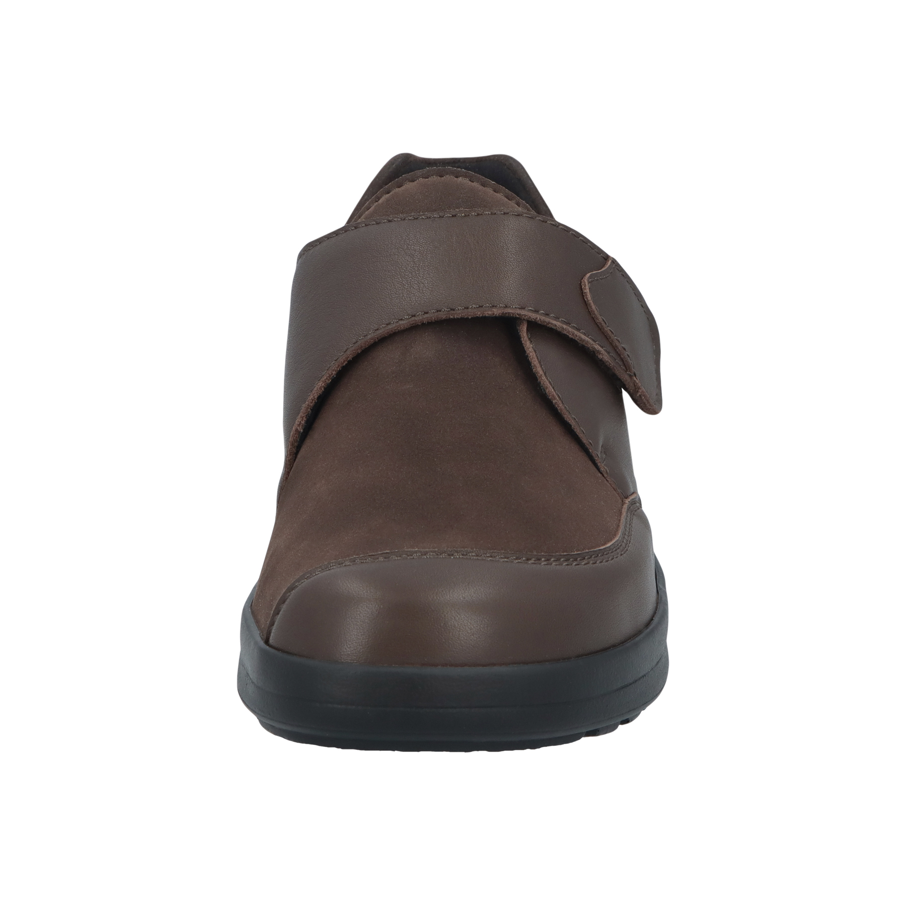 braune halbschuh vorderansicht