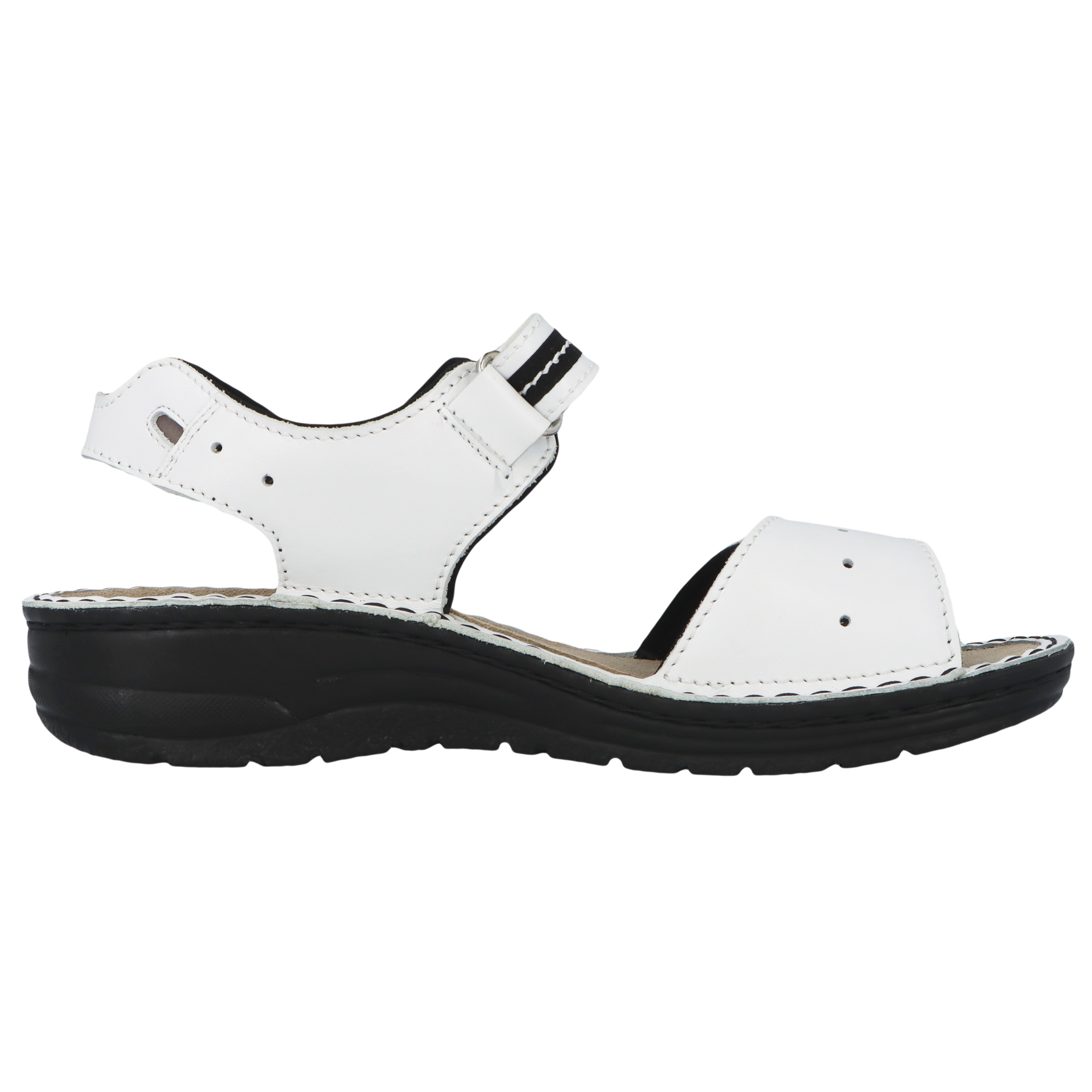 weiße sandale seitenansicht rechts